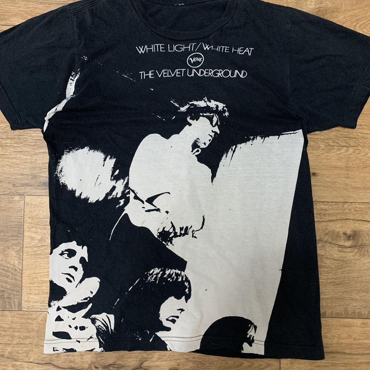 Band Tees × Vintage Vintage 90s The Velvet Underground White Light Rock Punk Tee Size US M / EU 48-50 / 2 - 4 Thumbnail