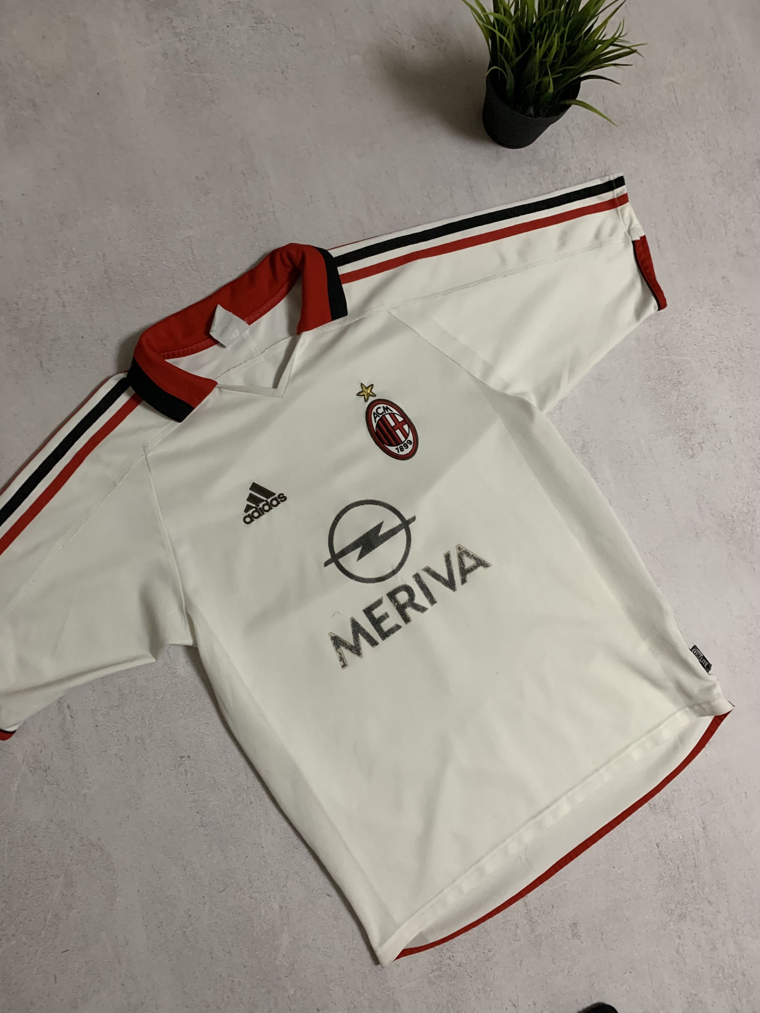 Adidas × Vintage Vintage Adidas Milan Jersey T Shirt 2003 Meriva Blockcore Size US S / EU 44-46 / 1 - 2 Thumbnail