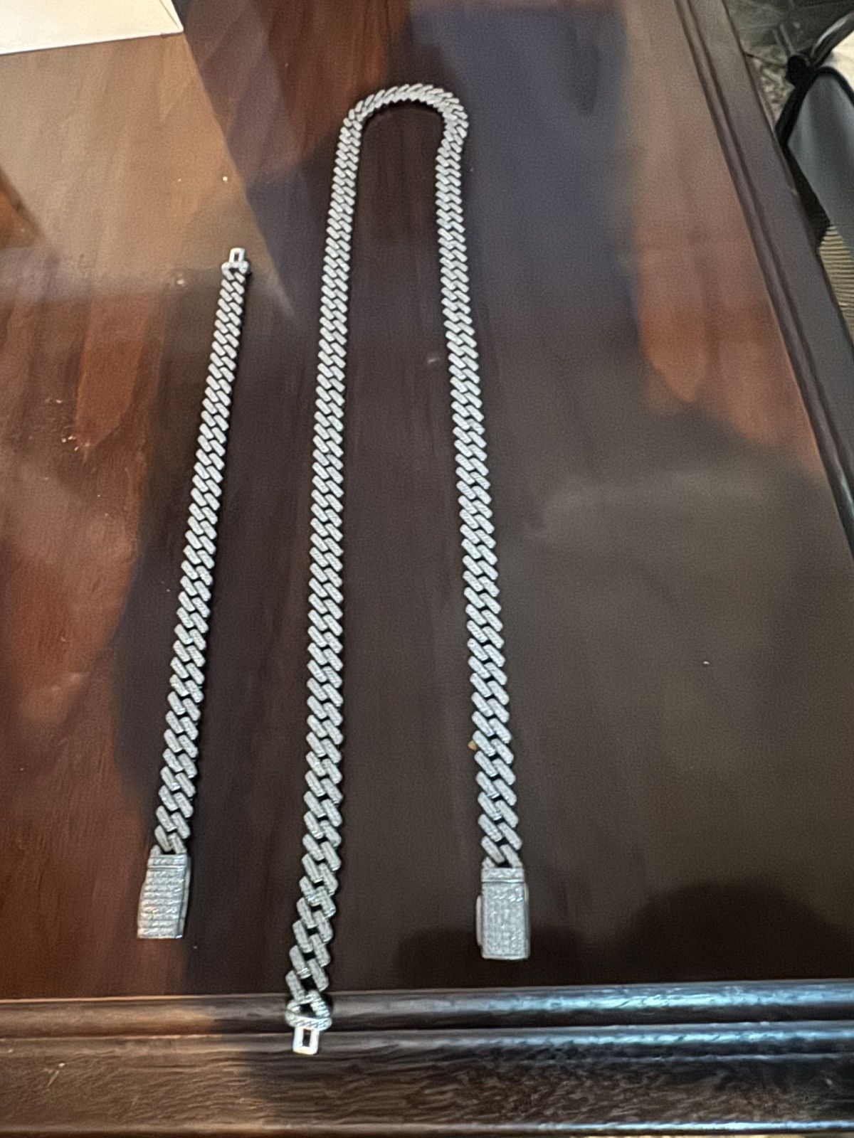 Other Moissanite cuban chain Size ONE SIZE - 6 Thumbnail