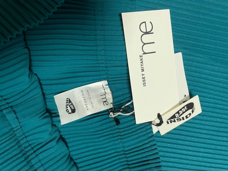 Issey Miyake Issey Miyake size:one size Peacock green wide-leg pants Size 42" / US 20 - 6 Thumbnail