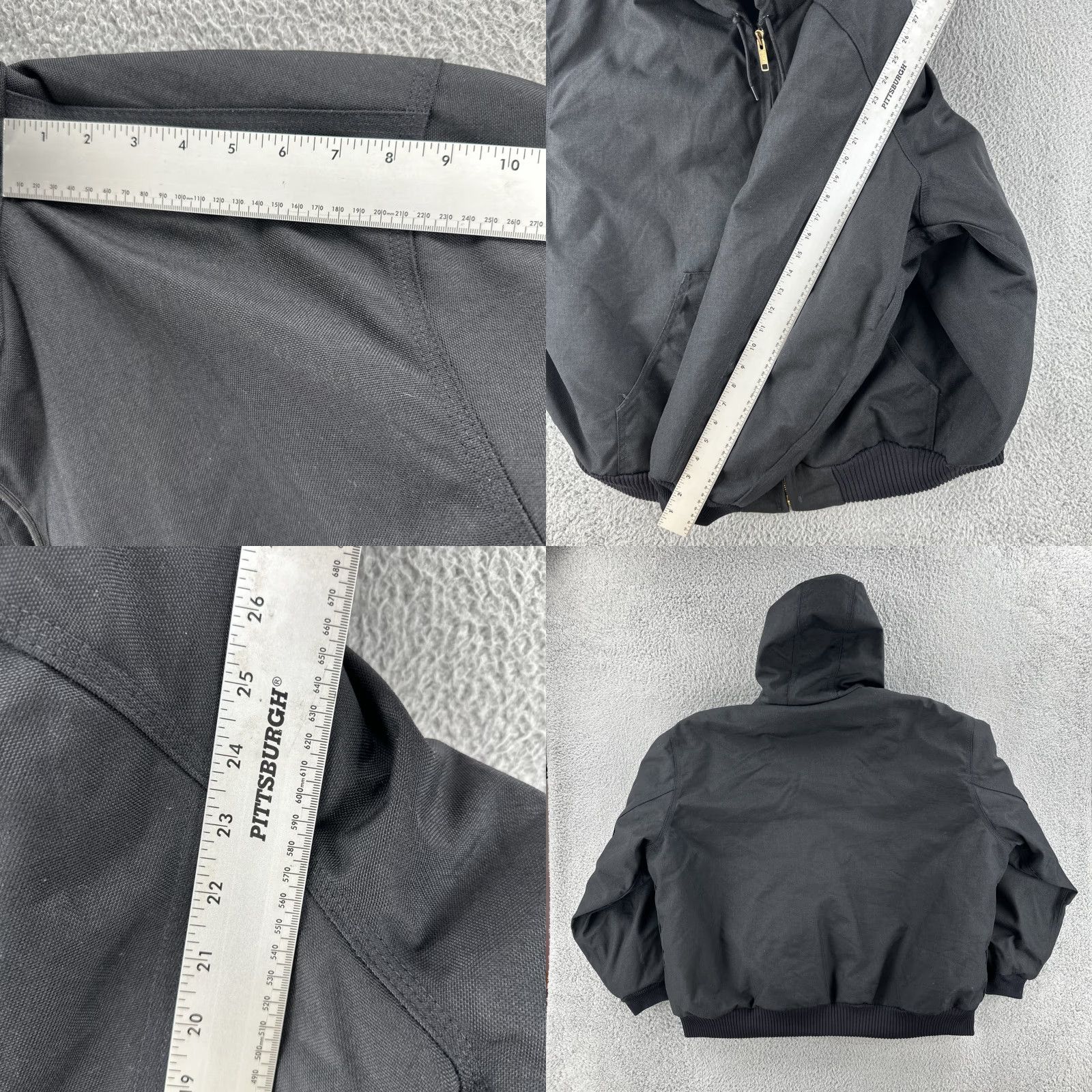 Carhartt Carhartt Jacket Mens 3XL Regular Black Zip Up Hooded Bomber Workwear J133 BLK Size US XXL / EU 58 / 5 - 9 Thumbnail
