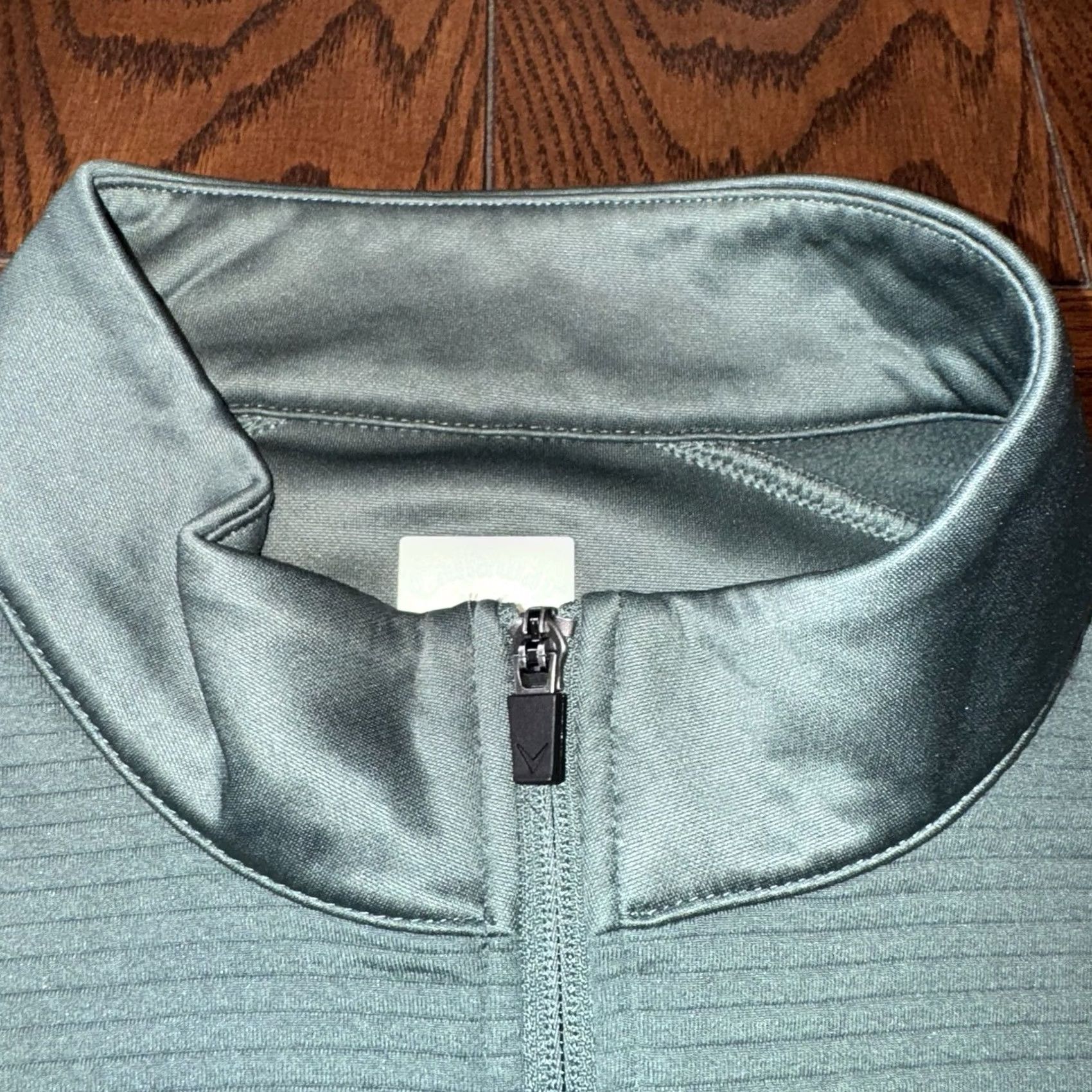 Callaway Callaway Pullover Mens 3XL Green Opti-Dri Golf 1/4 Zip Ribbed Performance Top Size US XXL / EU 58 / 5 - 5 Thumbnail