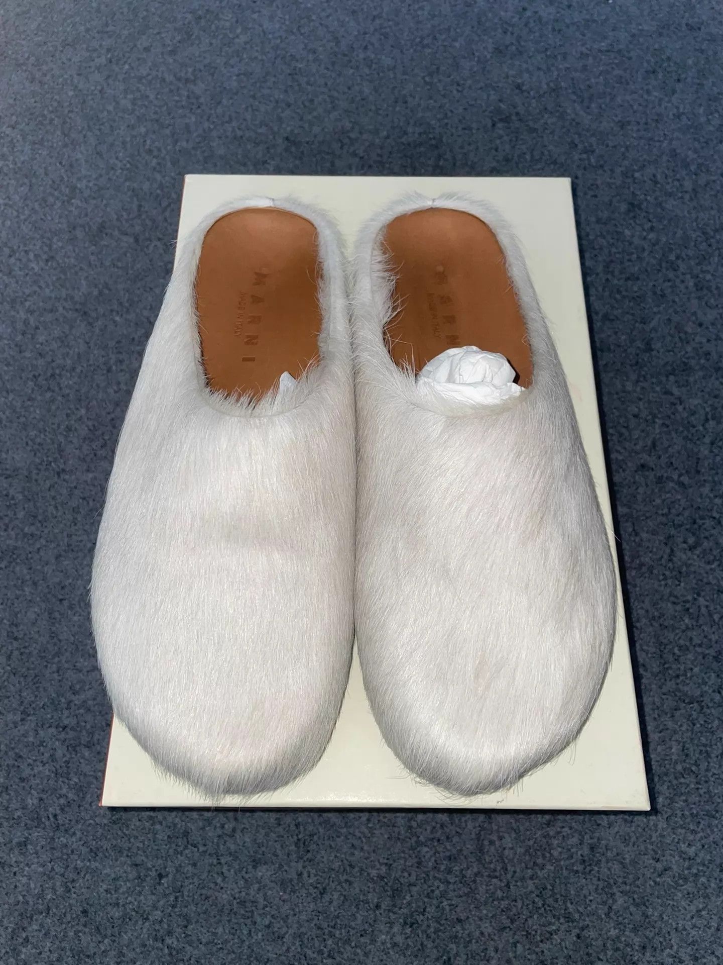 Maison Margiela Marni Horse Hair Slippers In Stock Size US 8 / EU 41 - 4 Thumbnail