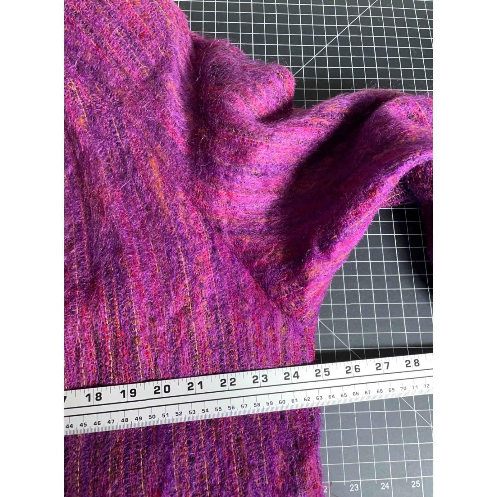 Vintage VINTAGE The Limited Overcoat Coat Mohair Wool Blend Purple XL Women’s Long Button Front Pockets Lined 60s Boho Classic Preppy USA Made Size XL / US 12-14 / IT 48-50 - 5 Thumbnail