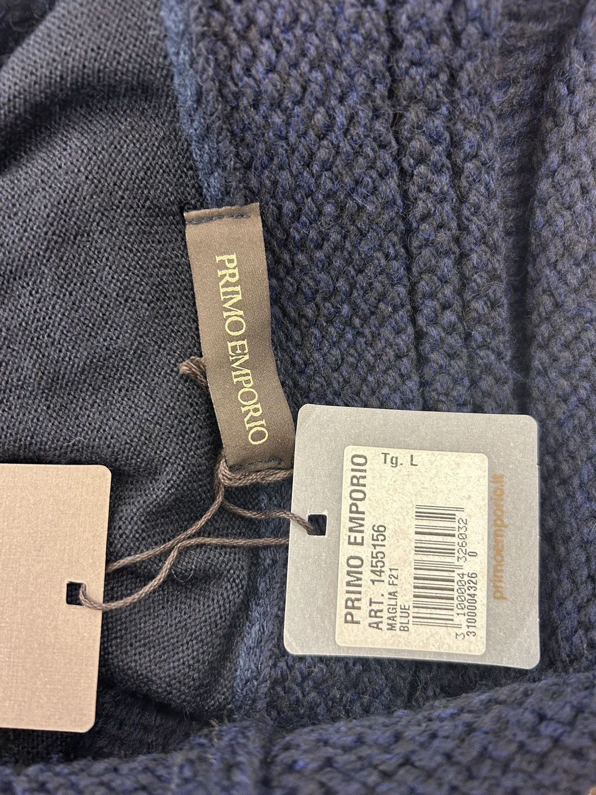Other Primo Emporio Italian Knit High-Neck Jumper - Size Large Size US L / EU 52-54 / 3 - 6 Thumbnail