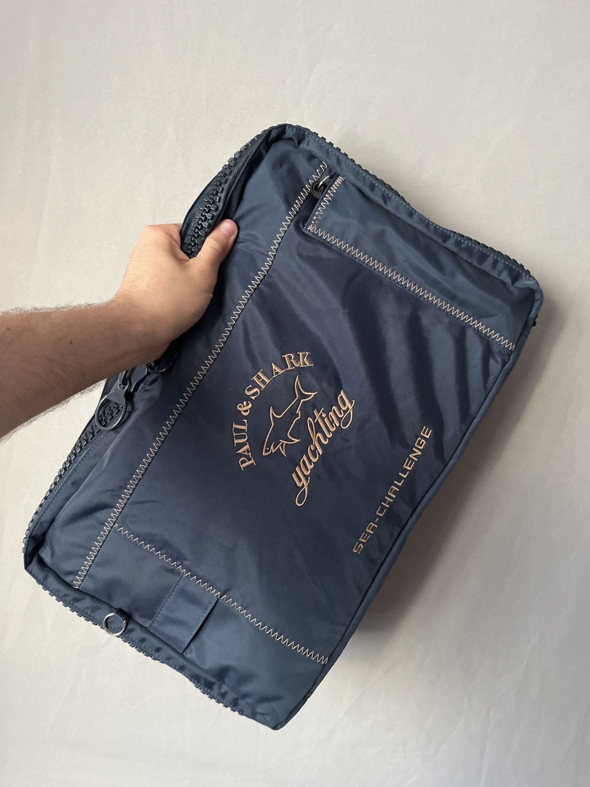 Paul & Shark Paul & Shark Nylon Blue Brief Laptop Case Carrying Bag Size ONE SIZE - 18 Thumbnail