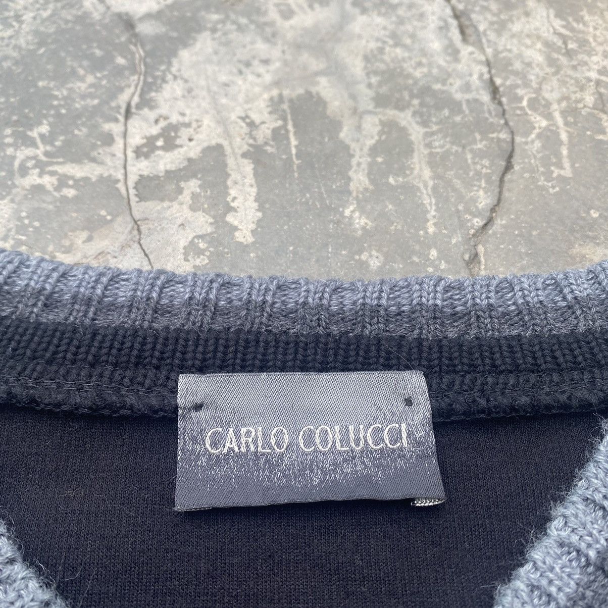 Coogi CARLO COLUCCI Siberian Husky Knit Sweatshirt Size US L / EU 52-54 / 3 - 5 Thumbnail