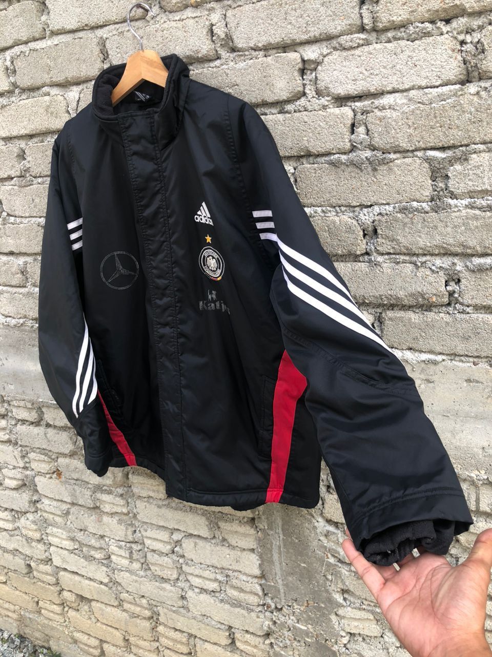 Adidas Adidas Katjes German Marcedes Fussball Bund Jacket Size US L / EU 52-54 / 3 - 4 Thumbnail