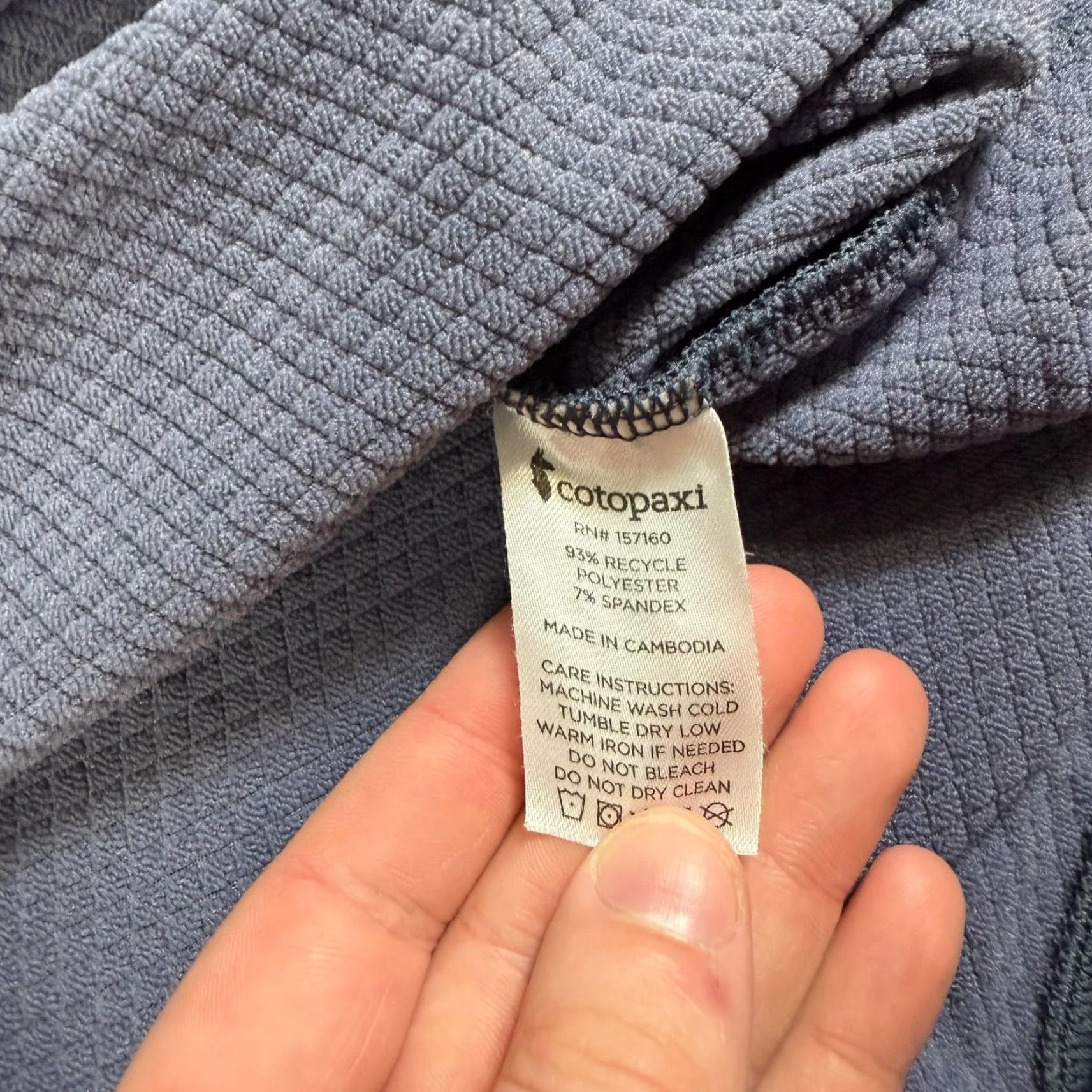 Cotopaxi Cotopaxi Sweatshirt Men XL Gray Striped Lightweight Fleece Crewneck Hiking Layer Size US XL / EU 56 / 4 - 5 Thumbnail