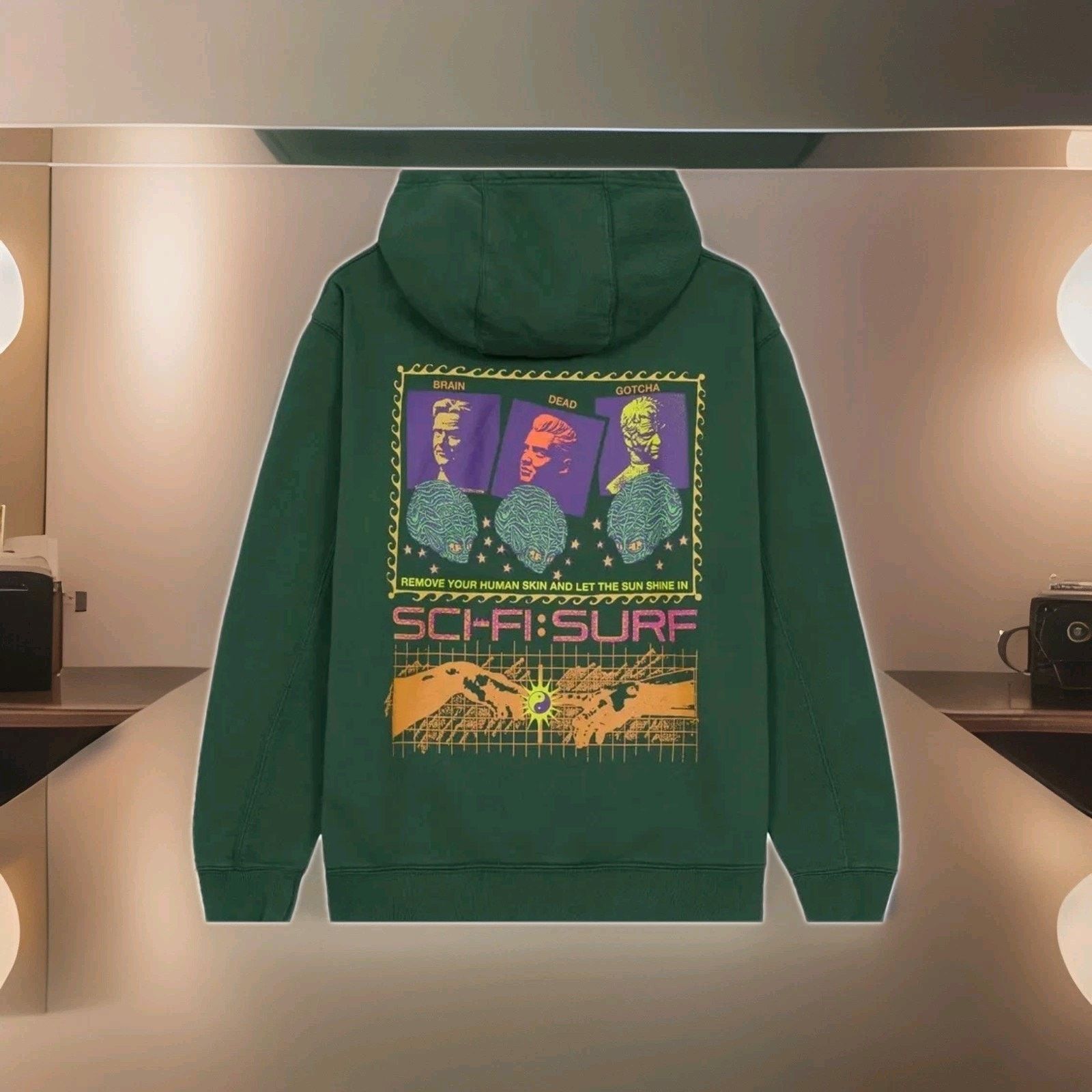 Brain Dead Brain Dead Mind Expansion Hooded Sweatshirt Mens Size Medium Size US M / EU 48-50 / 2 - 7 Thumbnail