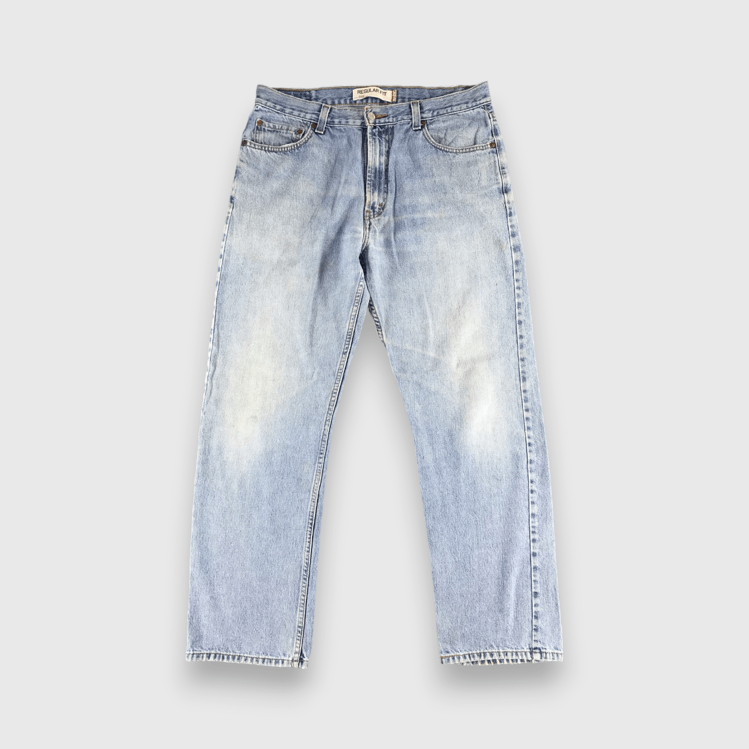 Levi's Vintage Levis 505 Jeans Faded Blue Denim -J587 Size US 35 - 1 Thumbnail