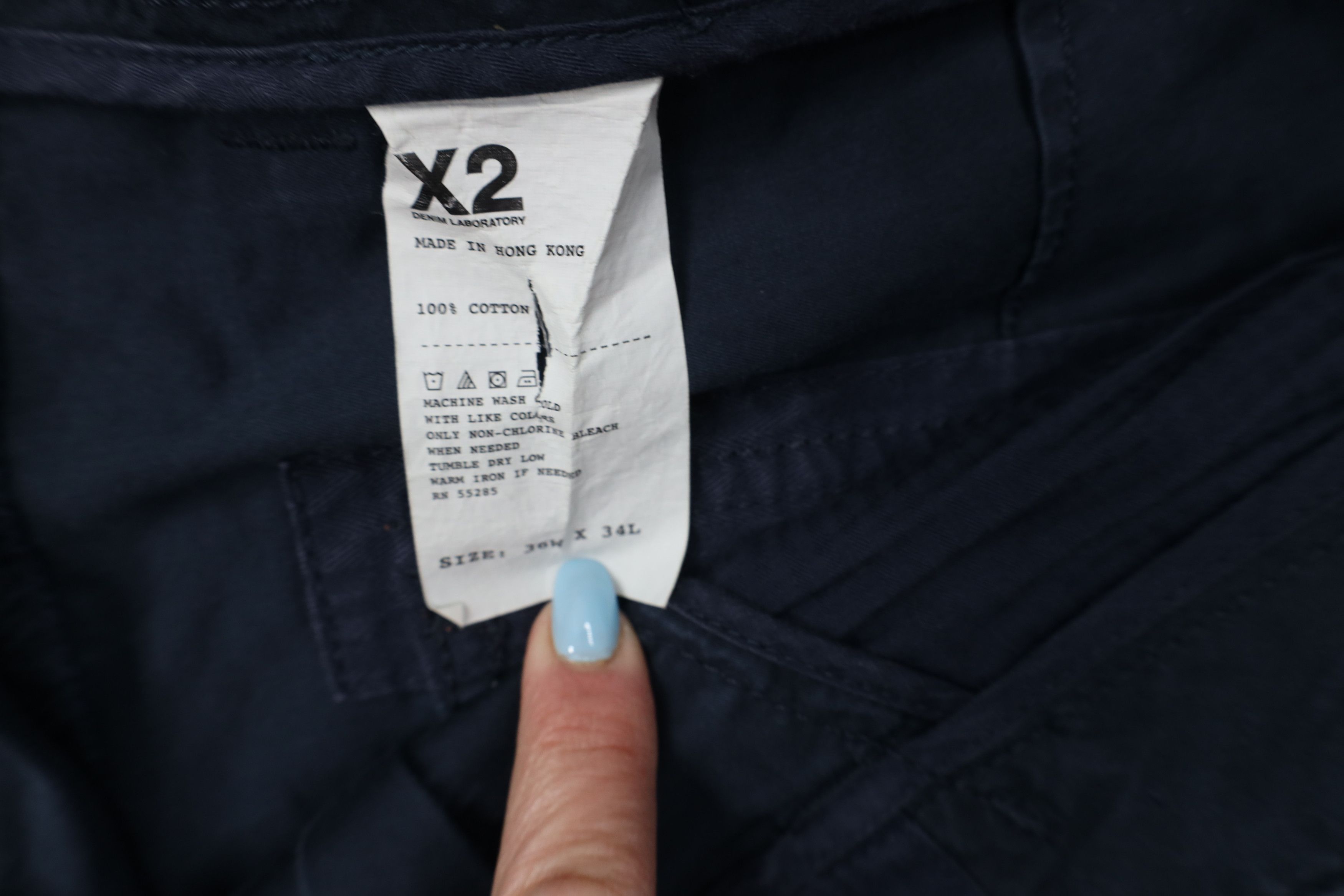 Express Vintage Y2K Express X2 Wide Leg Paratrooper Cargo Pants Size US 36 / EU 52 - 10 Thumbnail