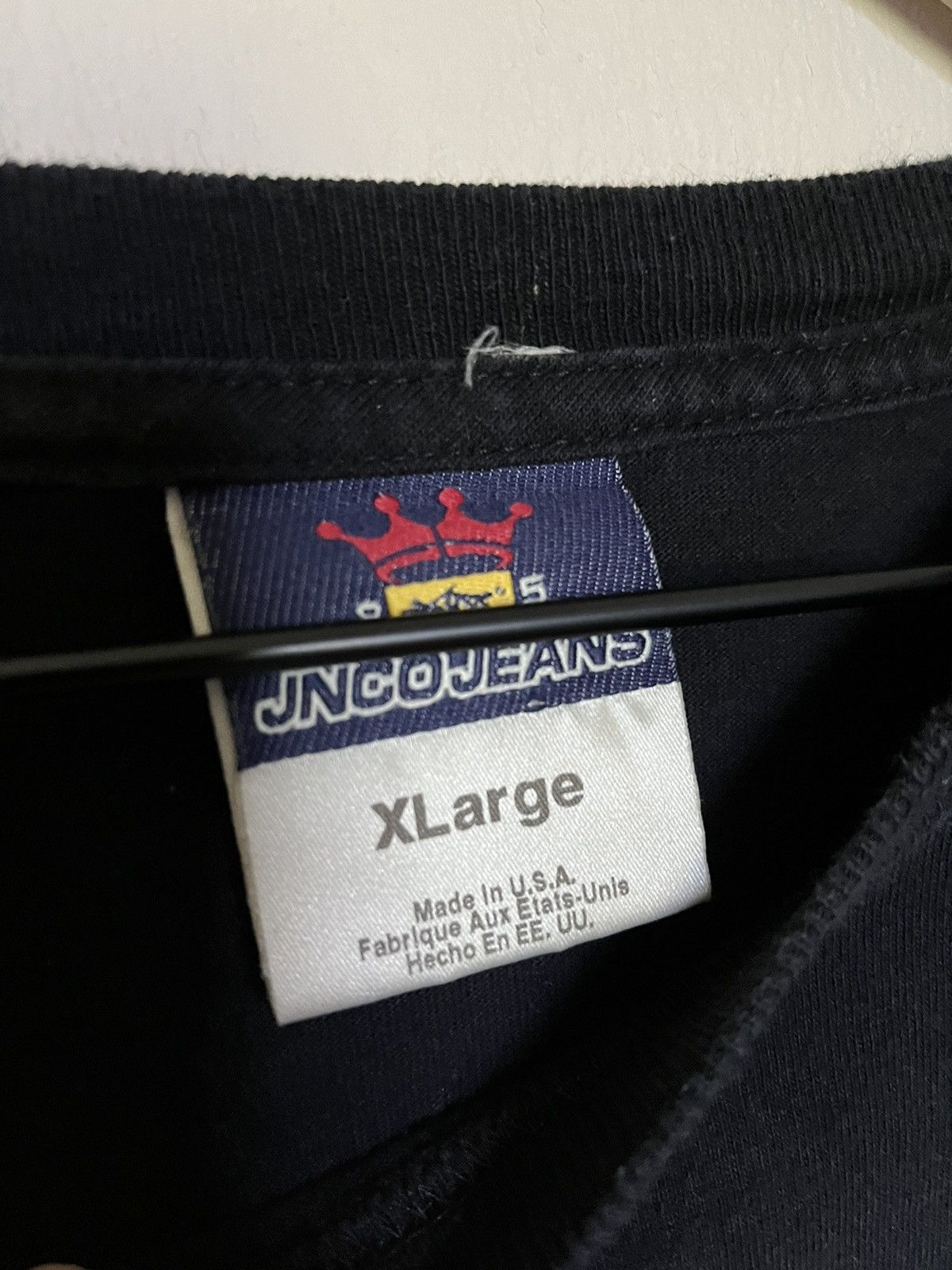 JNCO × Vintage JNCO Jeans Crown & Wings T-Shirt Size US XL / EU 56 / 4 - 5 Thumbnail