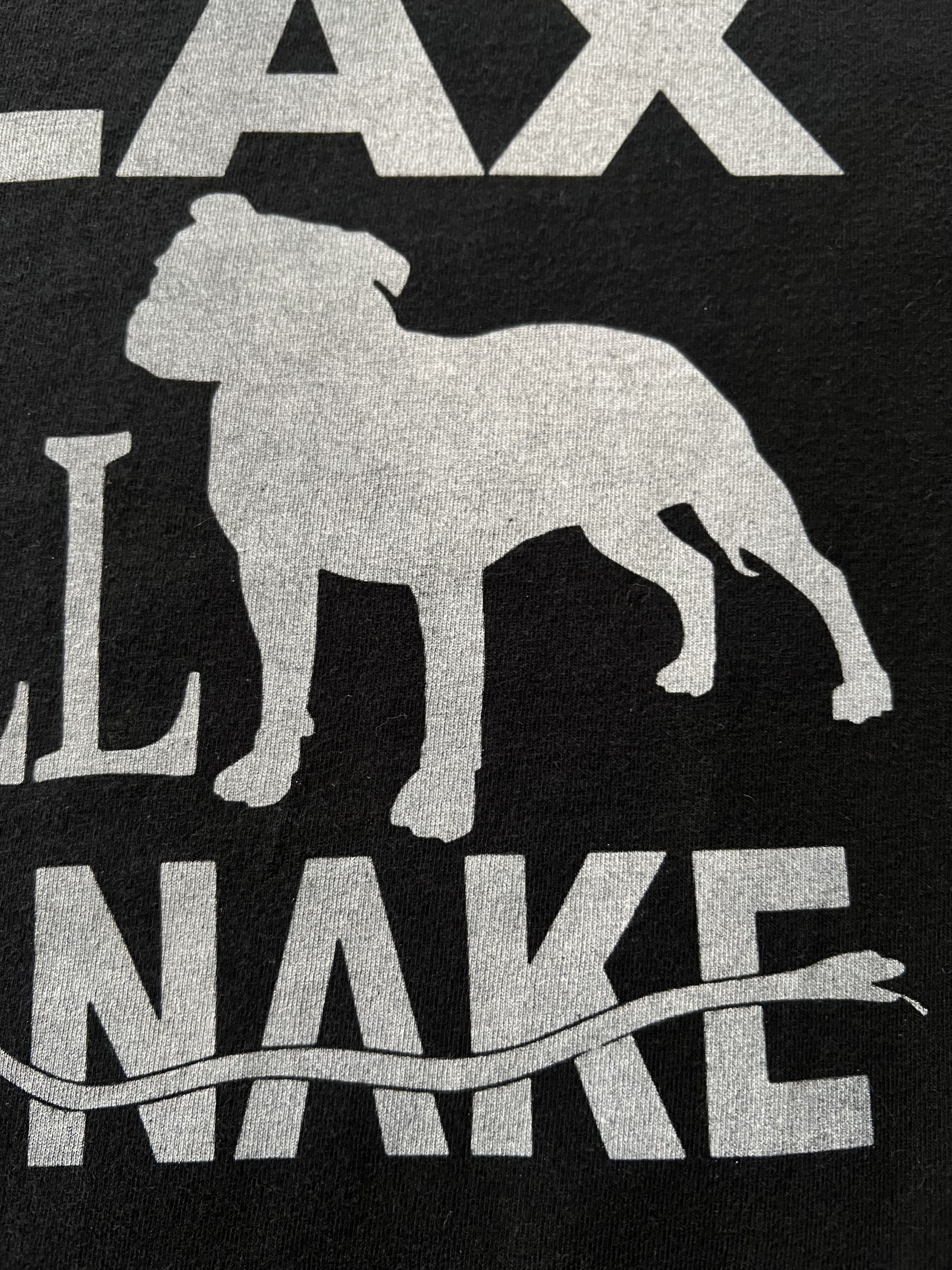 Vintage Vintage Y2K Relax Its a Pitbull Not a Snake Humor T-shirt Size US M / EU 48-50 / 2 - 5 Thumbnail