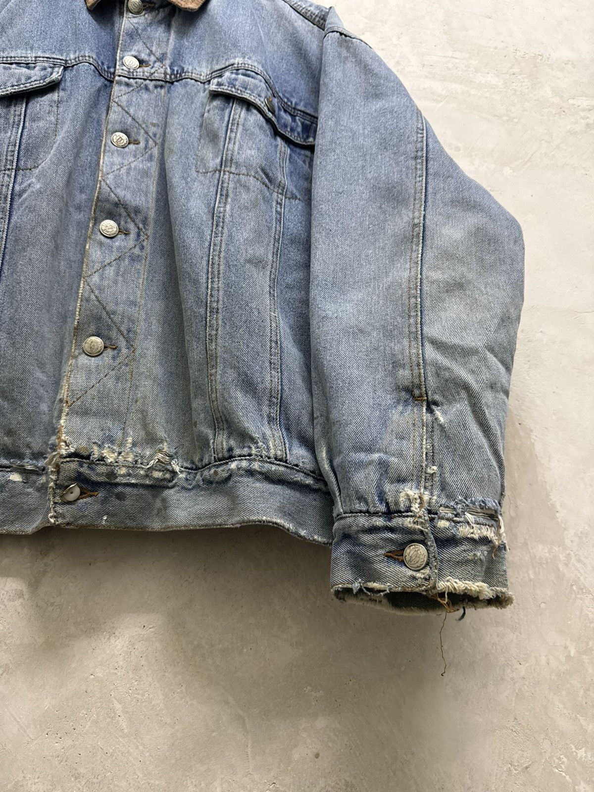 Kapital Vintage Distressed Cold Storage kapital style Denim Jacket Size US XXL / EU 58 / 5 - 5 Thumbnail