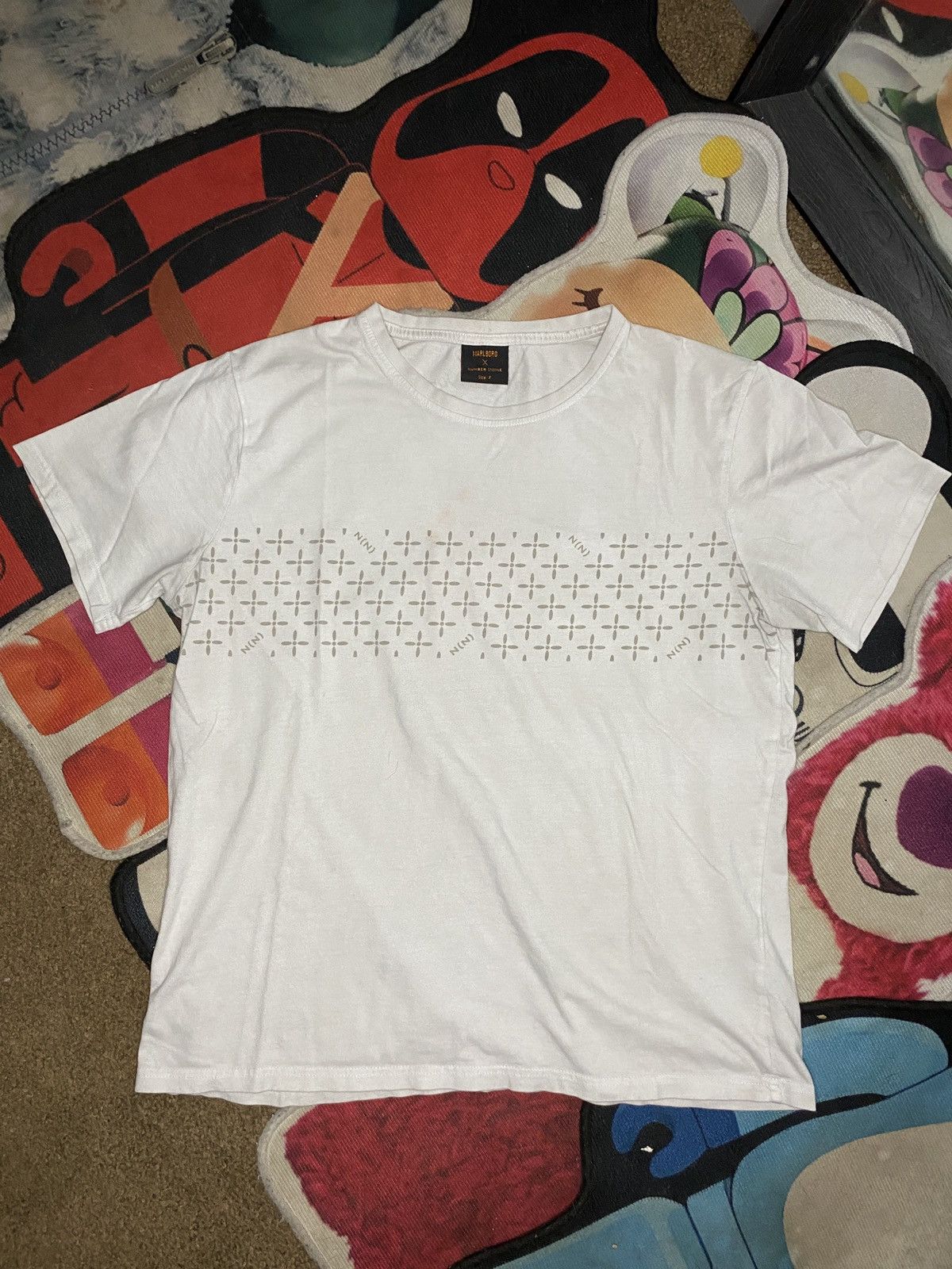 Number (N)ine Number (N)ine X Marlboro darted tee Size US M / EU 48-50 / 2 - 1 Thumbnail