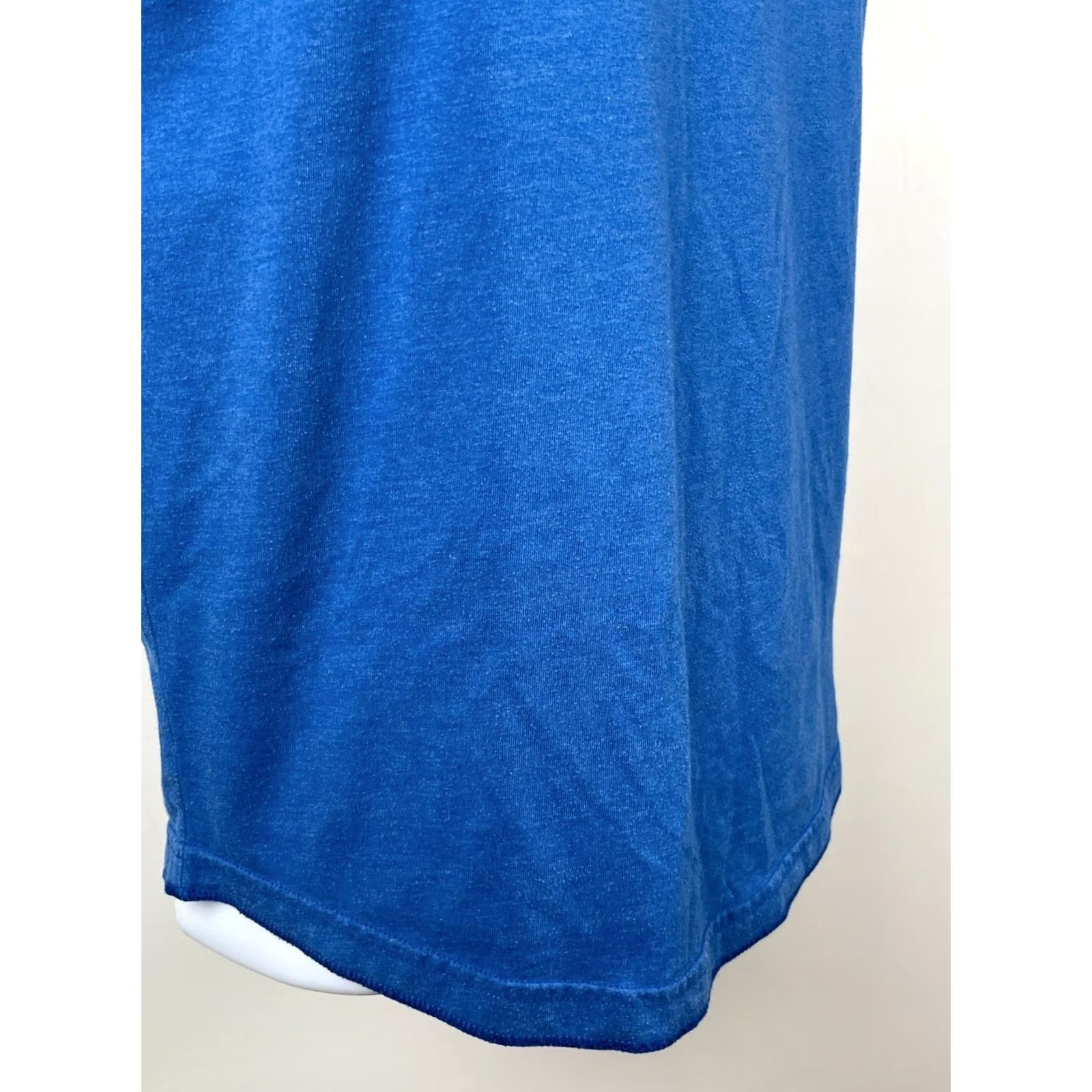 American Eagle Outfitters American Eagle Outfitters T-Shirt Mens S Blue Cotton Blend Pullover Short Sleeve Crew Neck Graphic Logo 1/2 Zip Size US S / EU 44-46 / 1 - 5 Thumbnail