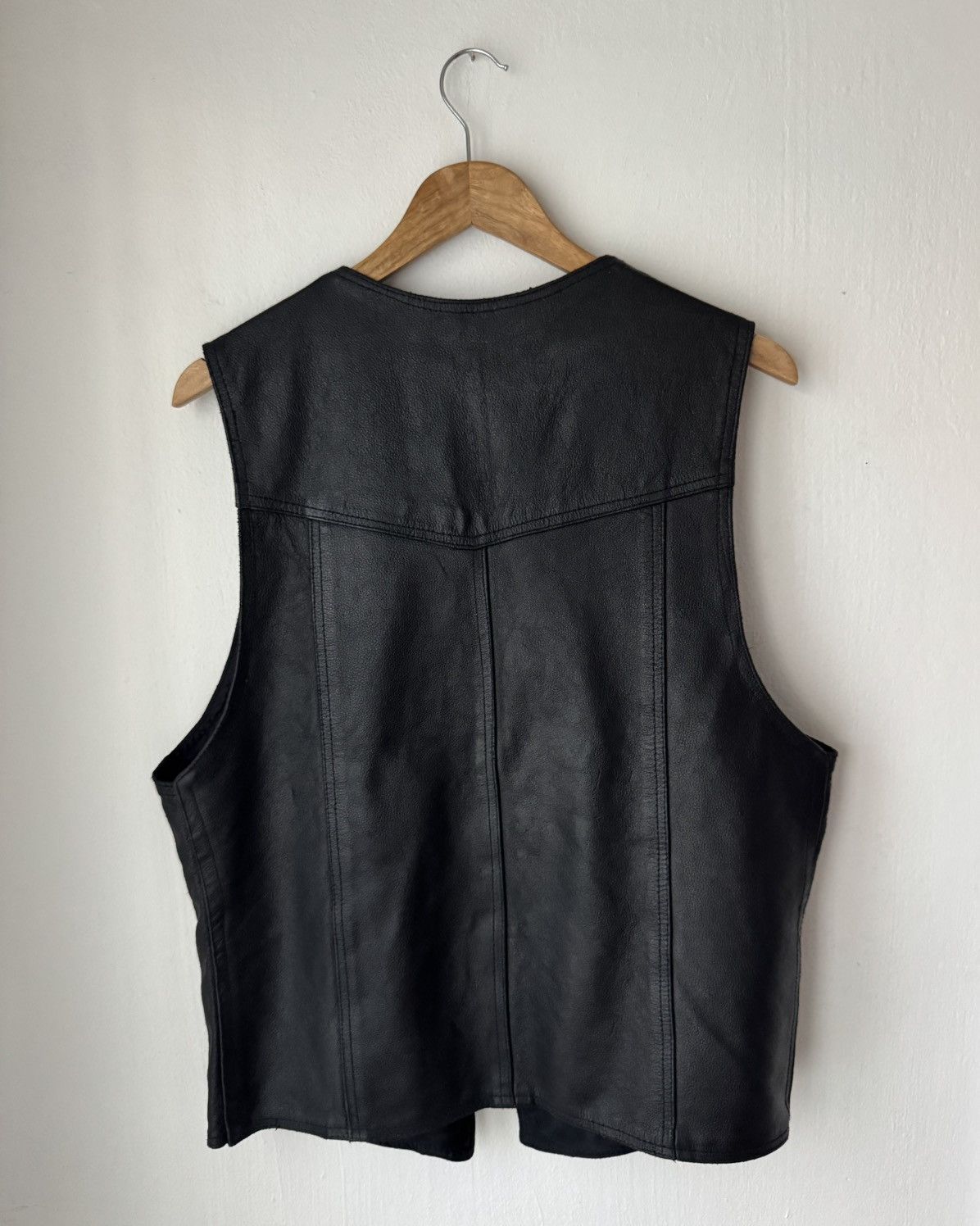 Vintage Vintage Genuine Leather Vest Size US L / EU 52-54 / 3 - 2 Thumbnail