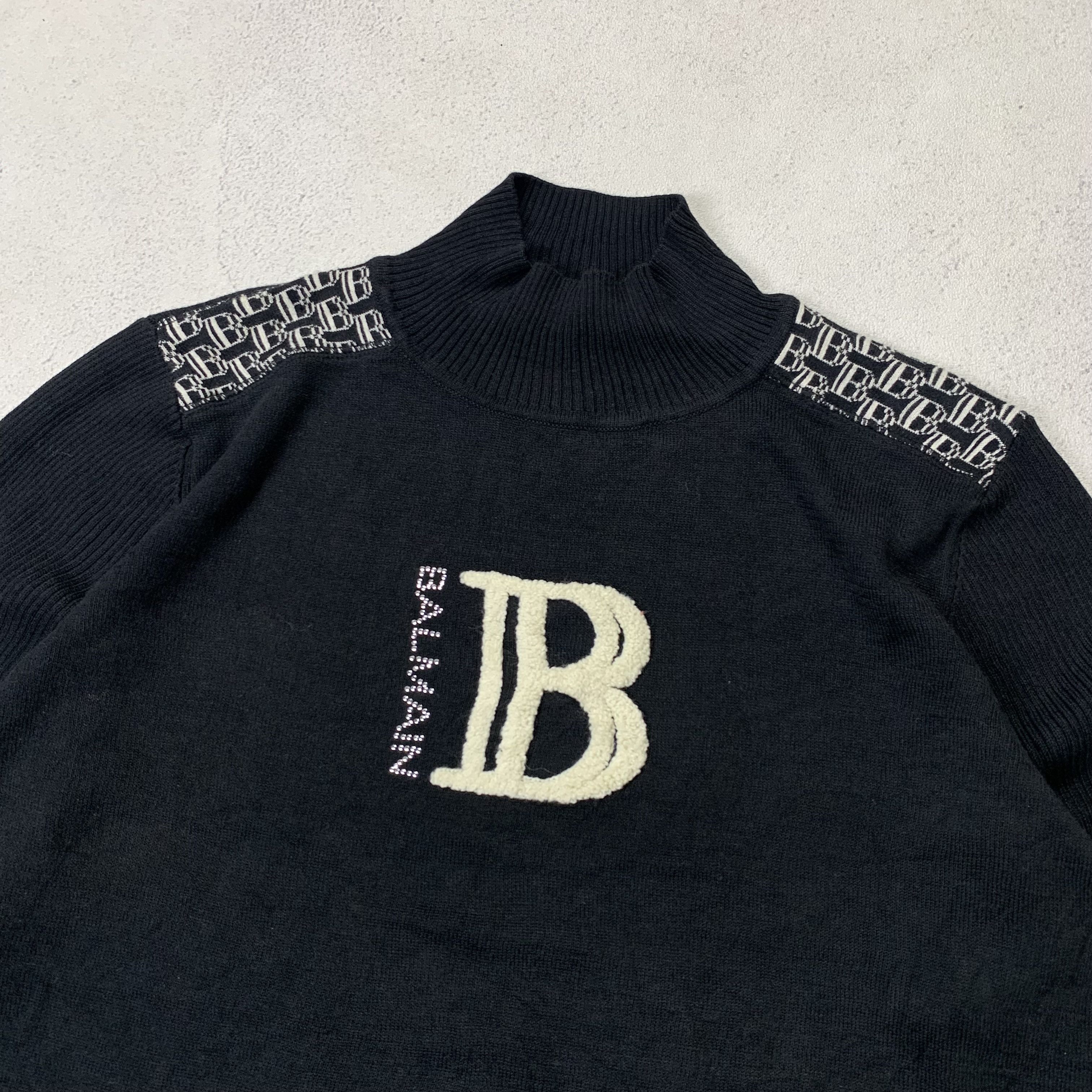 Pierre Balmain Vintage Balmain Paris Knit Sweater Jumper Size S / US 4 / IT 40 - 2 Thumbnail