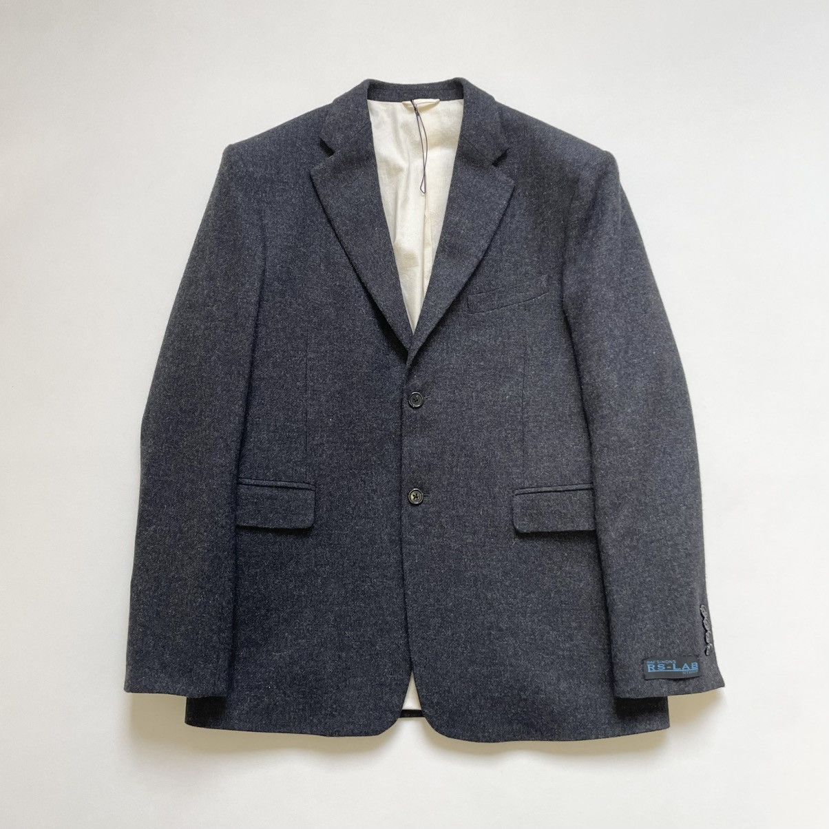 Raf Simons A/W 2020 Charcoal Grey Wool Blazer Size 38R - 1 Thumbnail