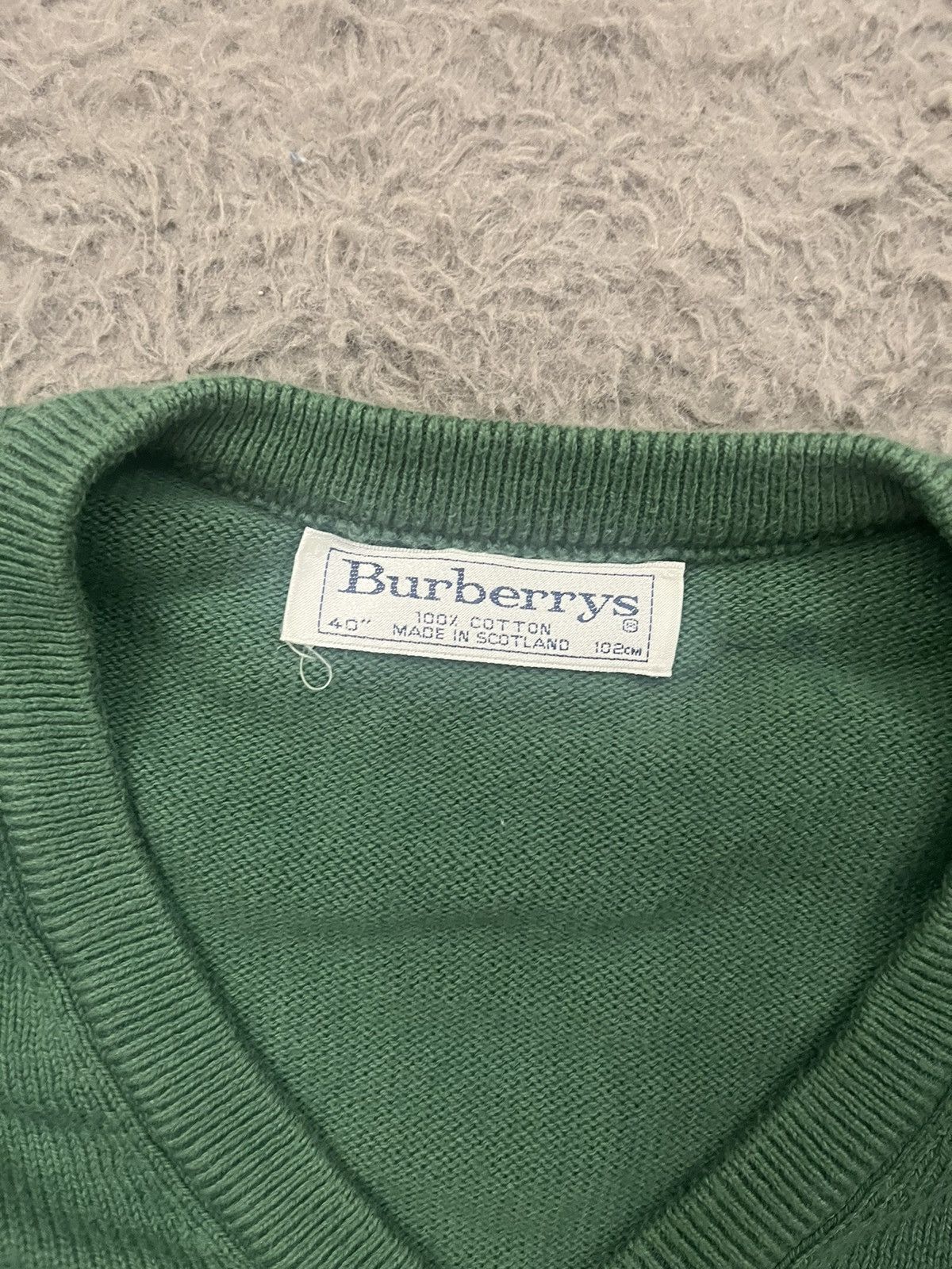 Burberry × Vintage Burberry knitwear 🧶 boxy baggy vintage 90s 100% cotton swag Size US XL / EU 56 / 4 - 6 Thumbnail