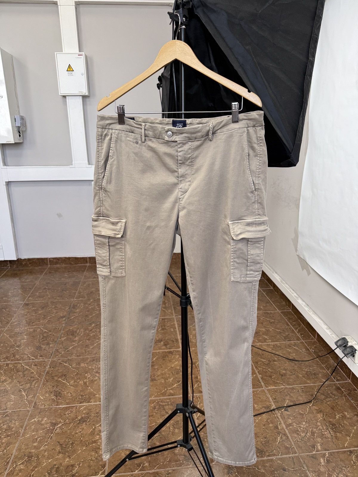 Jacob Cohen 🇮🇹 Tramarossa Luxury Cargo Pants Premium Italian Trousers Size US 35 - 2 Thumbnail