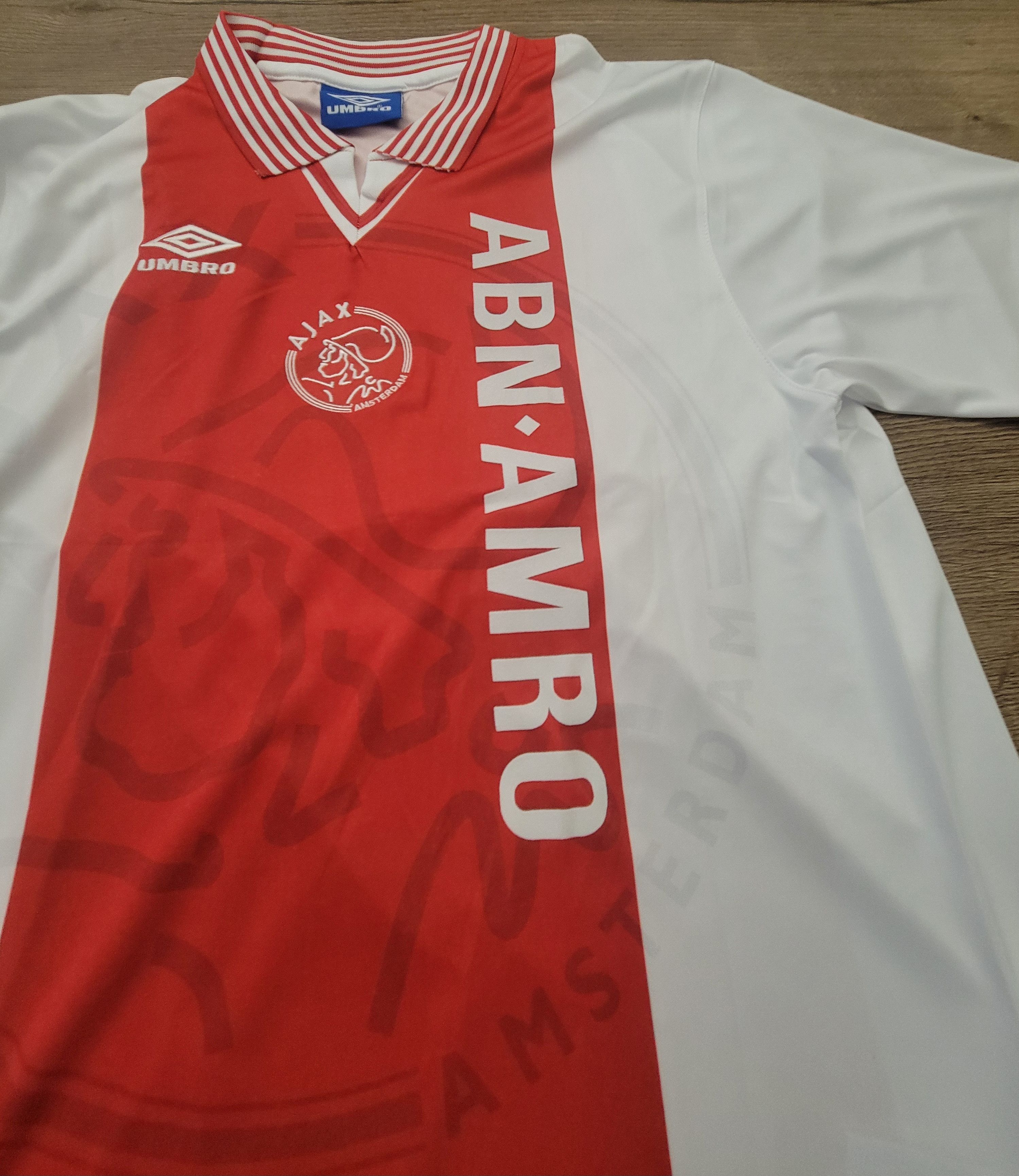 Other Ajax Amsterdam 1995/1996 Vintage Soccer Jersey trikot Size US L / EU 52-54 / 3 - 2 Thumbnail
