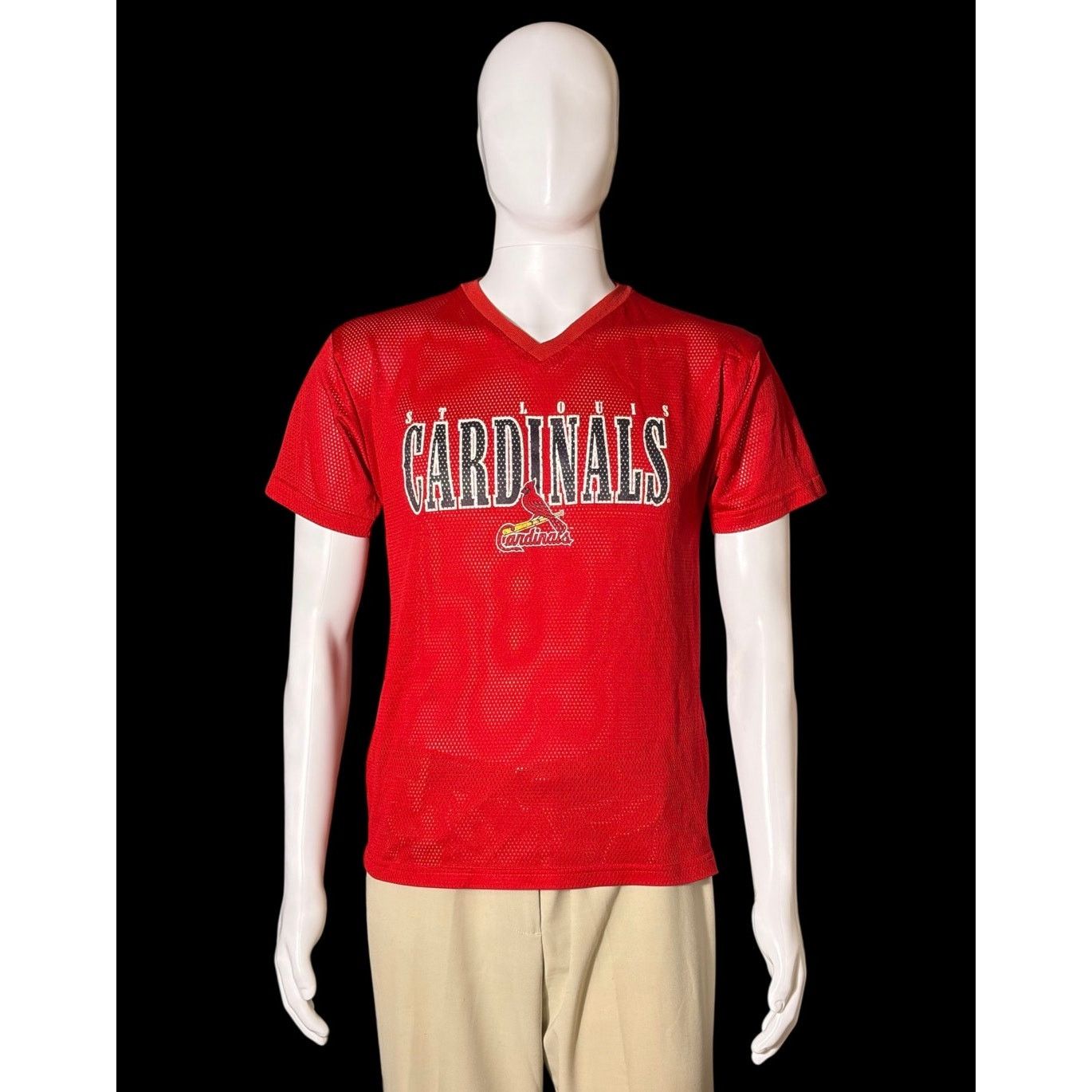 MLB × Vintage 1998 MLB St Louis Cardinals McGwire See Through Mesh Jersey Size S / US 4 / IT 40 - 1 Thumbnail