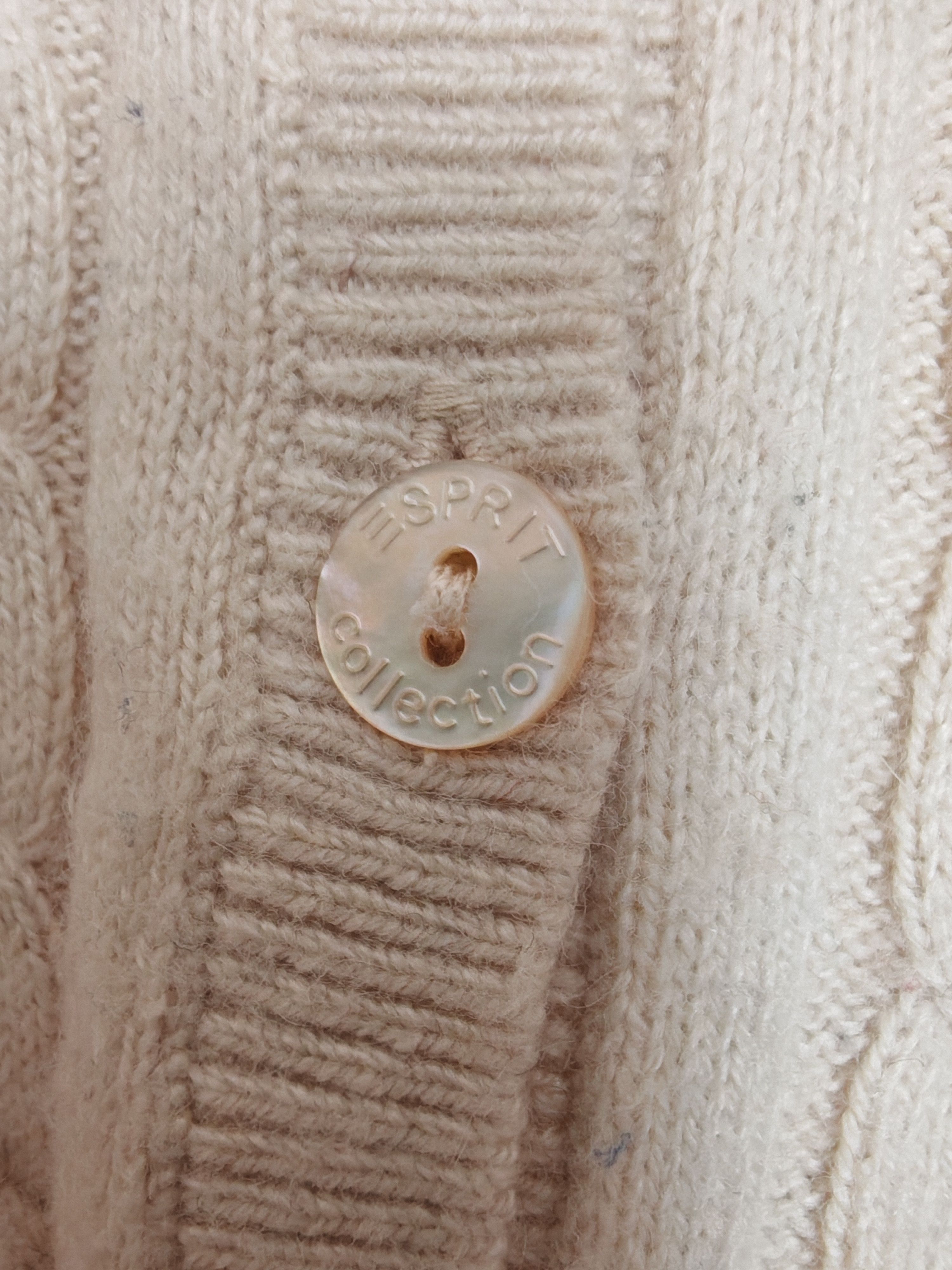 Esprit Vintage Esprit Womens Cable Knit Top Preppy Academia Size XS / US 0-2 / IT 36-38 - 3 Thumbnail