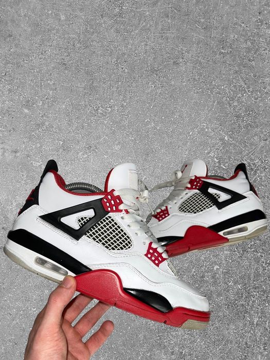 Nike Jordan 4 fire red | Grailed