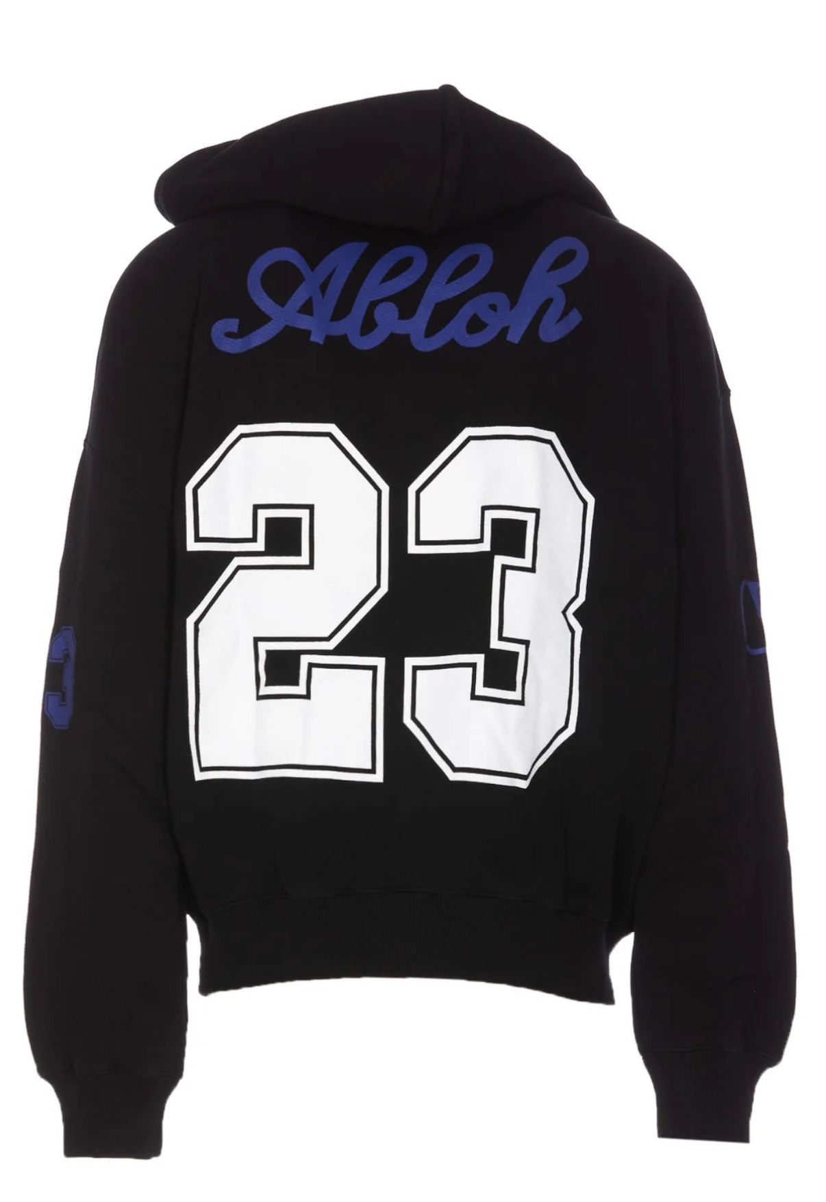Off-White 🏈 Football-print cotton hoodie