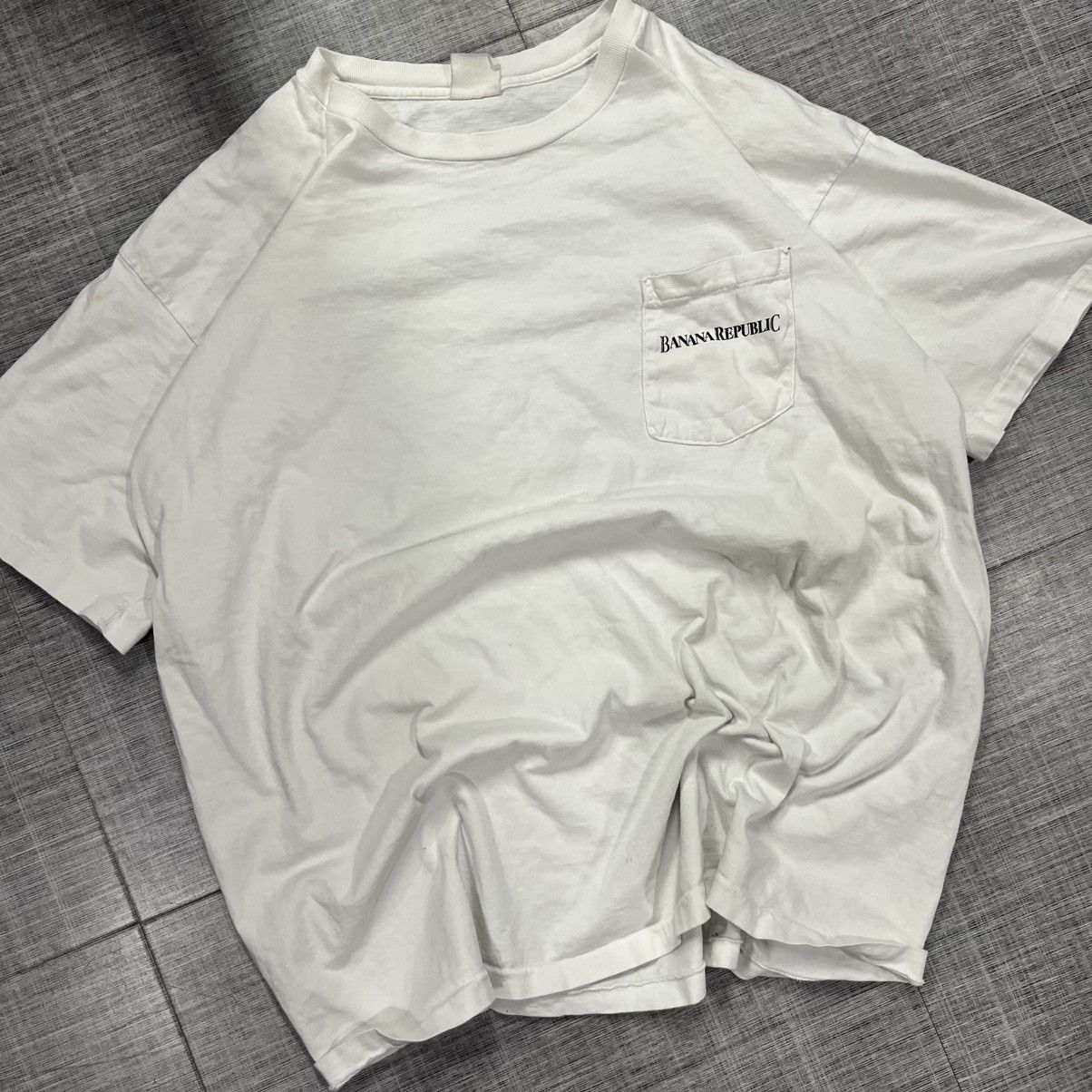 Banana Republic × Vintage VTG 90s Bananna Republic Circus Tee Size US L / EU 52-54 / 3 - 1 Thumbnail