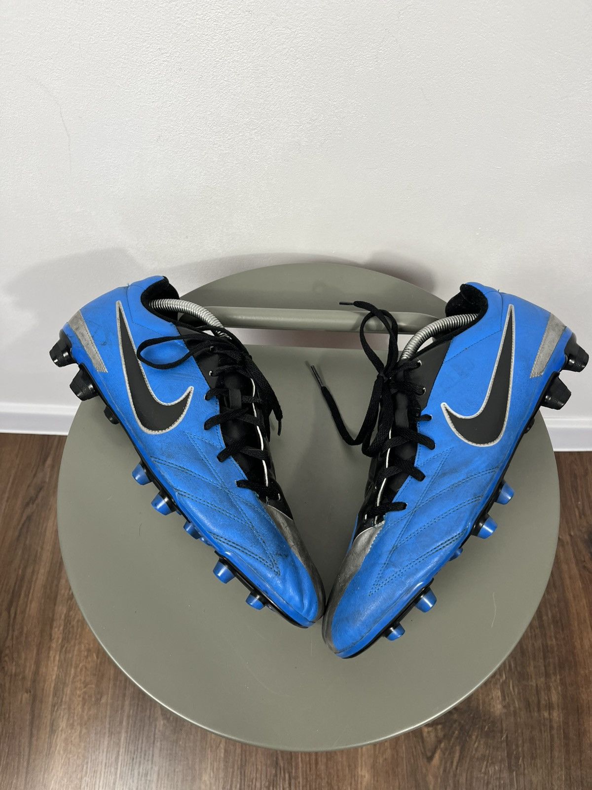 Nike Nike Tiempo Blue FG Soccer Cleats Football Boots US 12 EU 46 Size US 12 / EU 45 - 1 Thumbnail