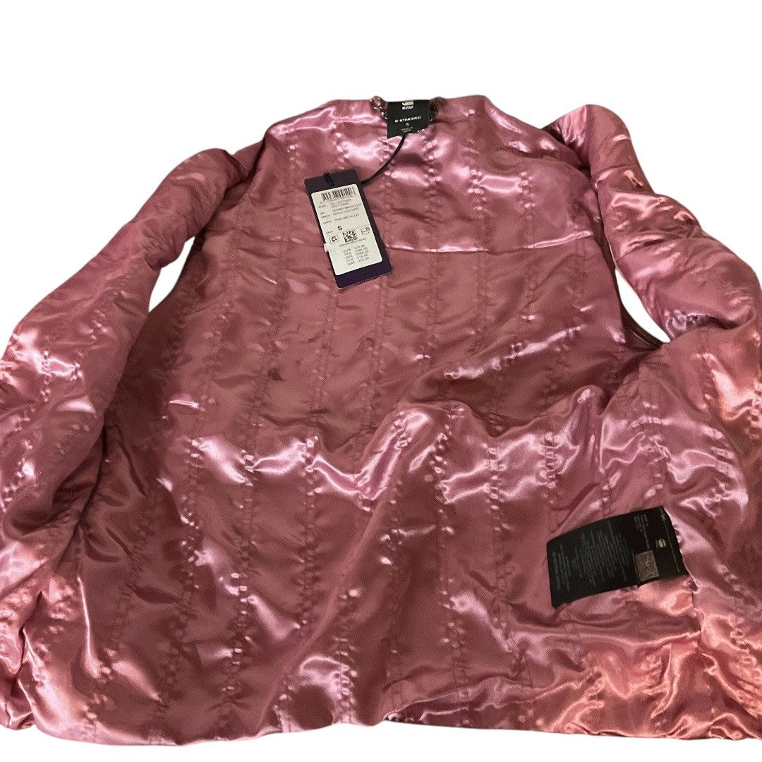 G-Star G-Star Raw Womens Y2K Leather Vest Pink Metallic Size S NWT Size S / US 4 / IT 40 - 7 Thumbnail