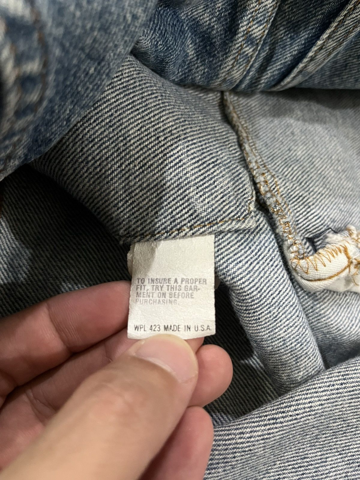 Levi's SALE‼️🔥LEVI’S 71506 USA TRUCKER 90s #527 Size US L / EU 52-54 / 3 - 9 Thumbnail