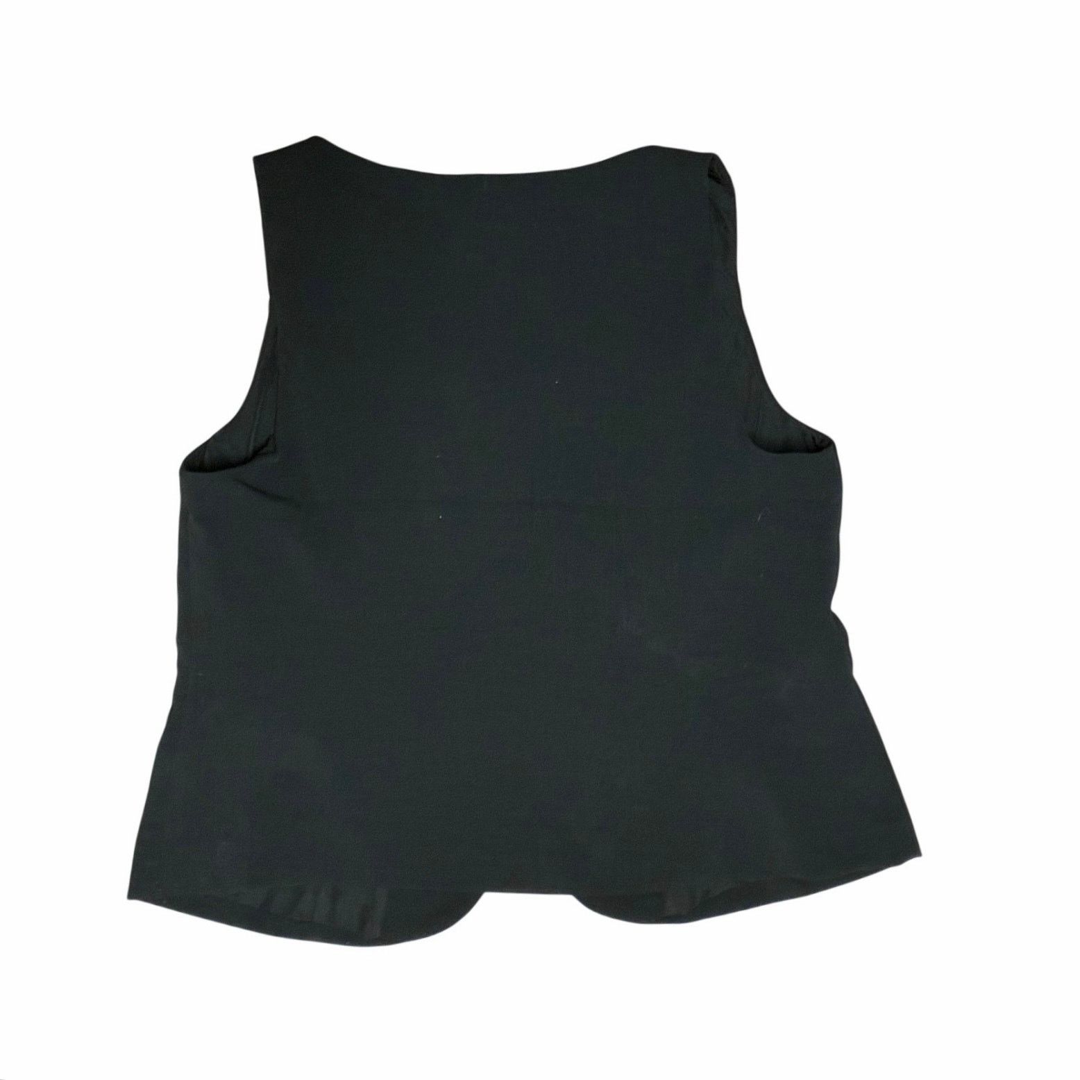 The Unbranded Brand A New Day Women’s Carefree Crepe Vest Size Large Black Size L / US 10 / IT 46 - 6 Thumbnail