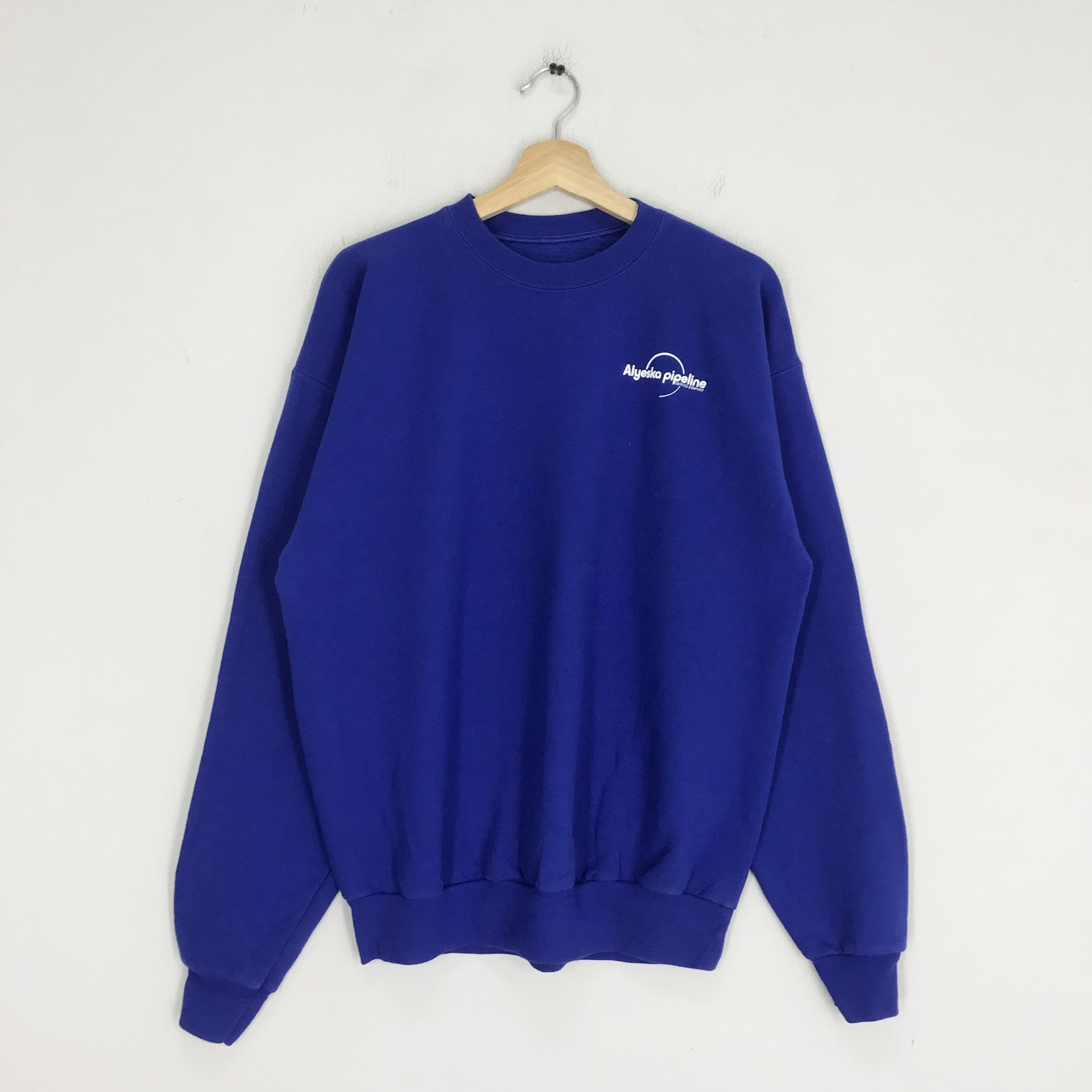 Hanes vintage blue sweatshirt hanes - 256 Size US L / EU 52-54 / 3 - 1 Thumbnail