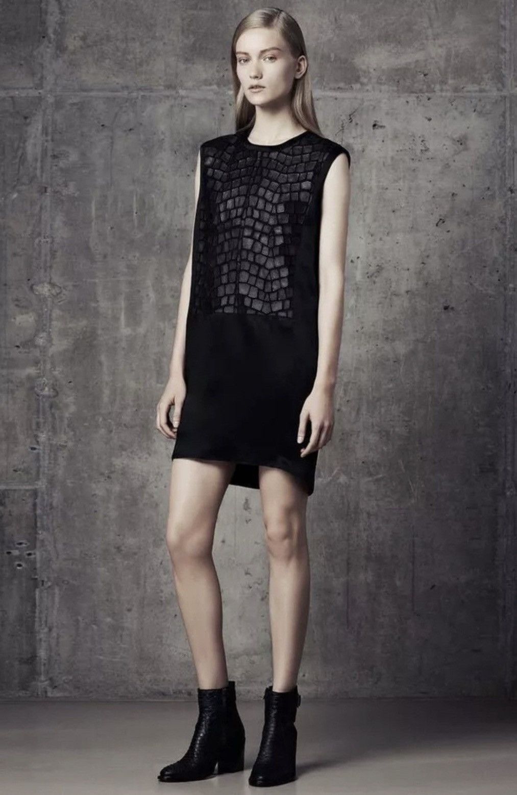 Helmut Lang Helmut Lang Leather Fractal Applique Mini Dreas Size S / US 4 / IT 40 - 7 Thumbnail