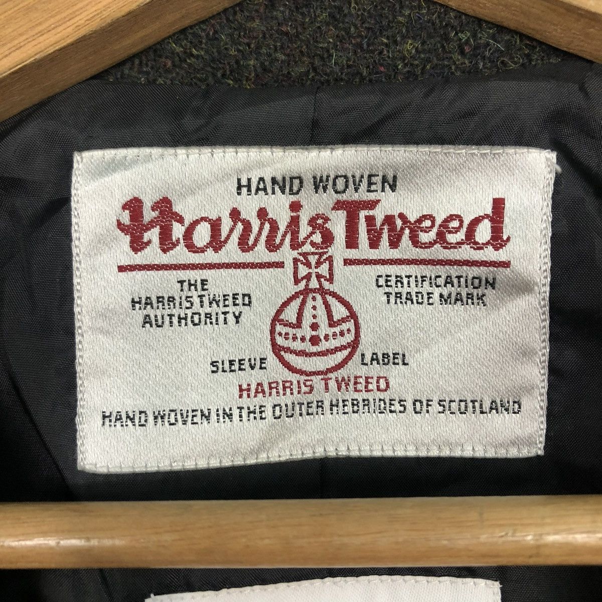 Harris Tweed 🔥VINTAGE WOOL JACKET HARRIS TWEED TARTAN DESIGN Size US L / EU 52-54 / 3 - 19 Thumbnail