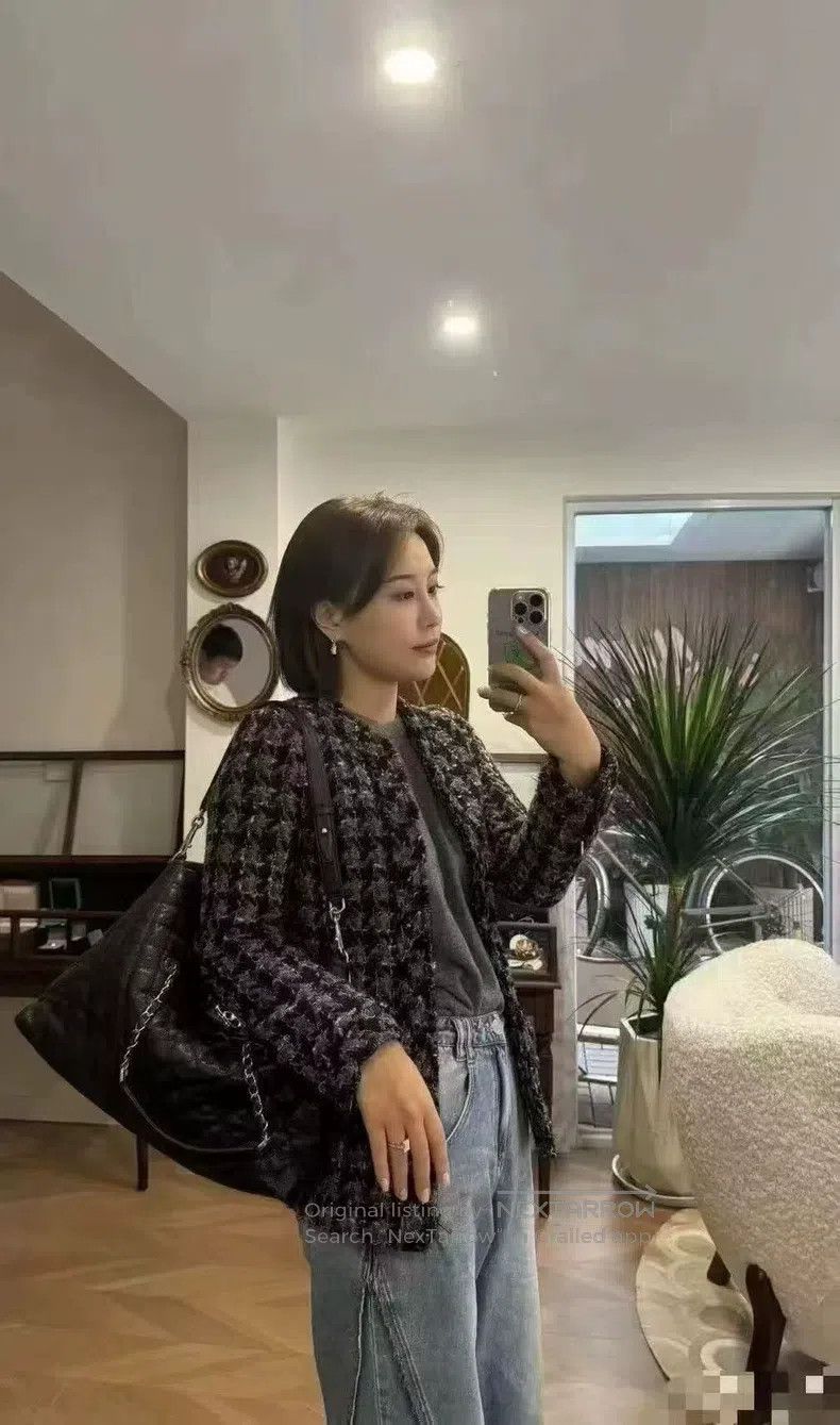 Chanel Chanel Plaid tweed coat Size XXS / US 00 / IT 34 - 9 Thumbnail