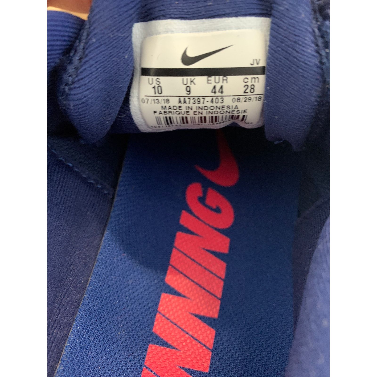 Nike Nike Flex 2018 Runner Blue Men's 10 / Women's 11.5 Size US 10 / EU 43 - 7 Thumbnail
