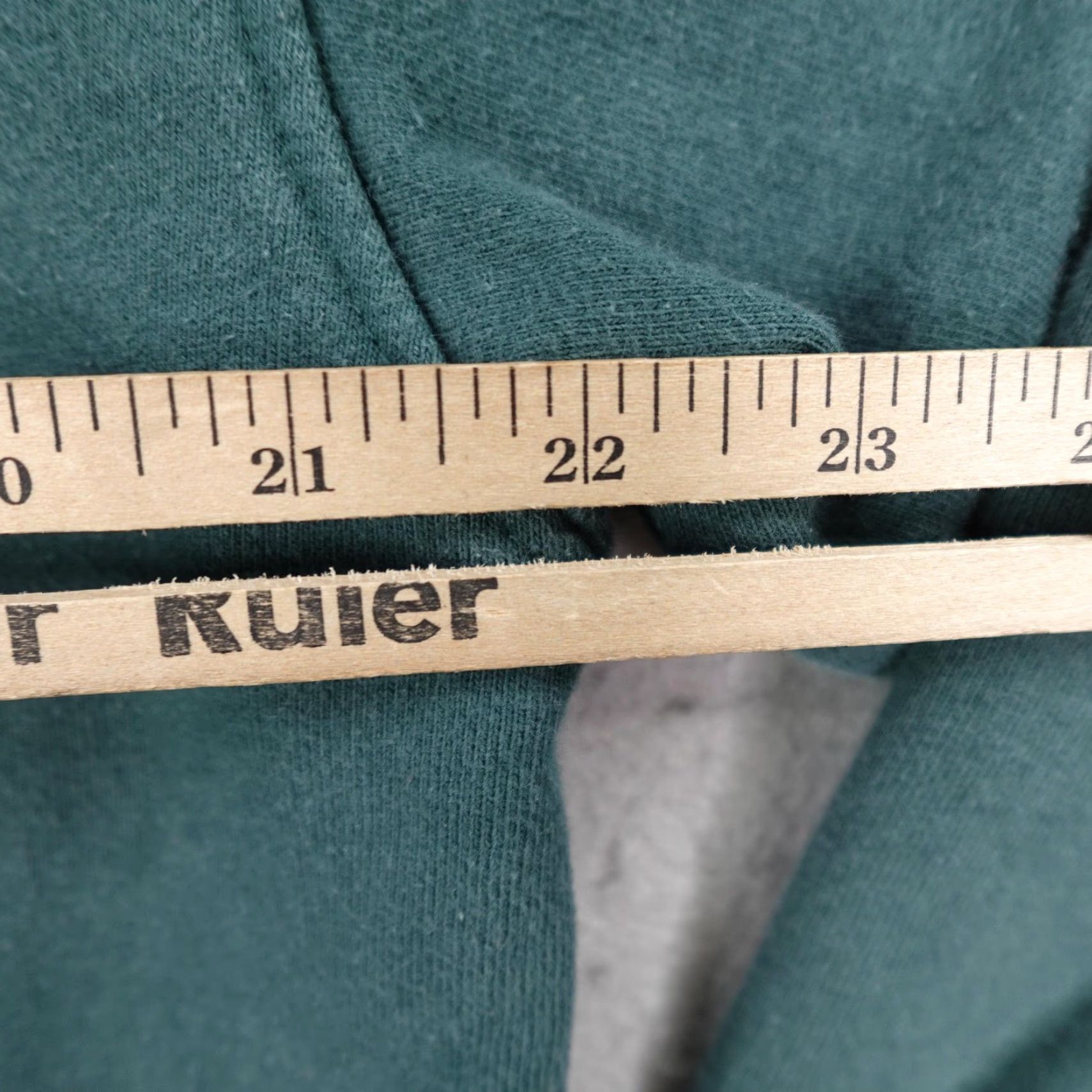 Vintage VINTAGE Death World Feral Hands Hoodie Mens Large Green Pullover Sweatshirt Skater Outdoor Graphic Print Size US L / EU 52-54 / 3 - 7 Thumbnail