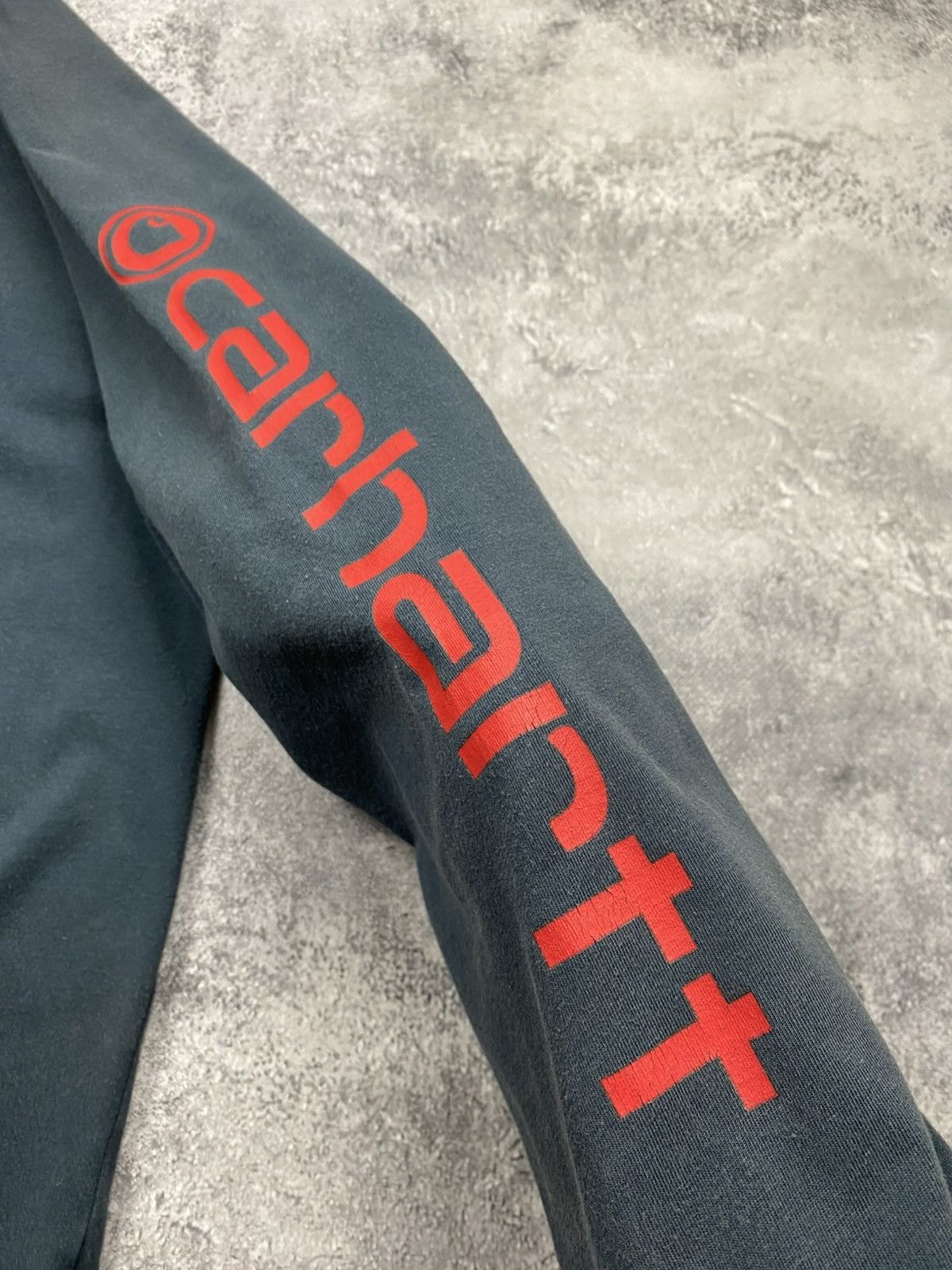 Carhartt Vintage Carhartt Longsleeve Blue Force Faded T-Shirt Tee Size US L / EU 52-54 / 3 - 7 Thumbnail