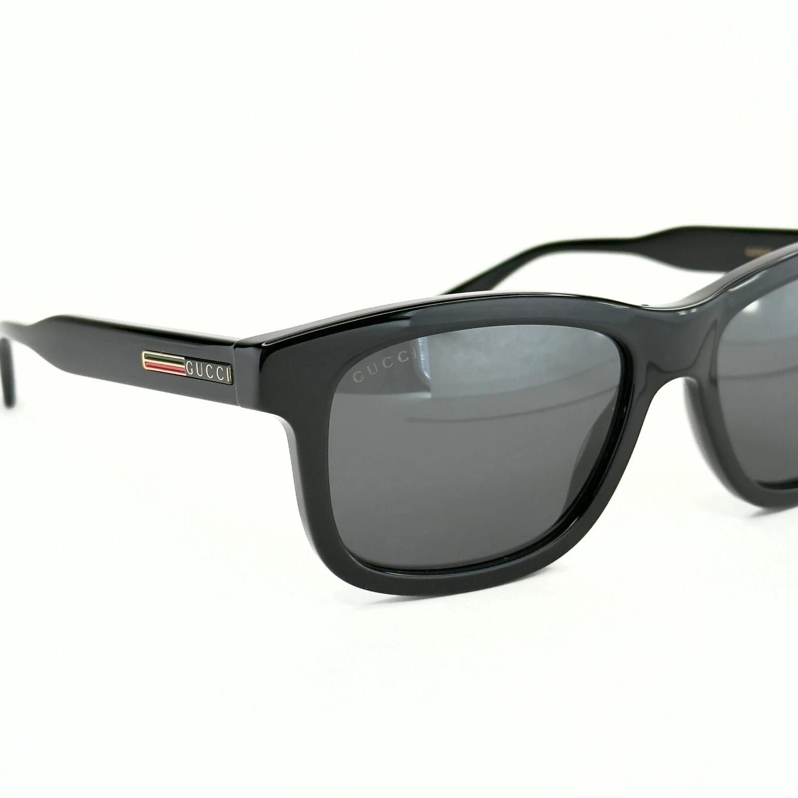 Gucci GUCCI Gg0824s 0824 Black 001 Sport Fashion Sunglasses Size ONE SIZE - 4 Thumbnail