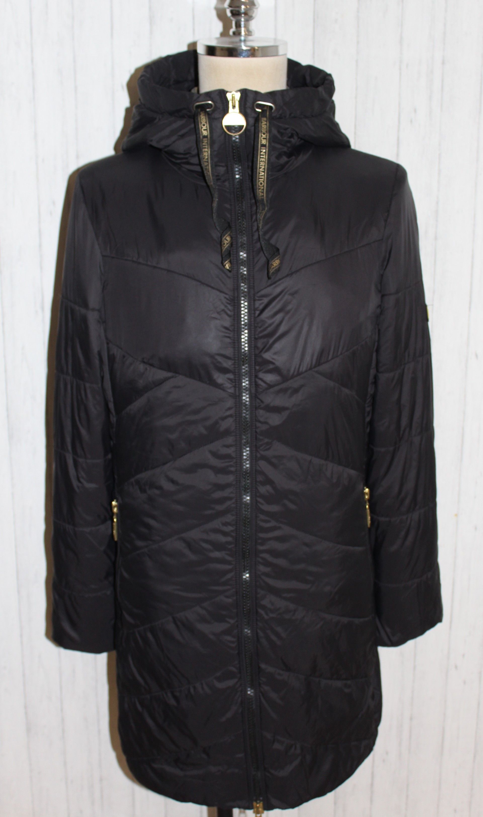 Barbour Women's BARBOUR International Fibre Down Coat Jacket Size L / US 10 / IT 46 - 2 Thumbnail