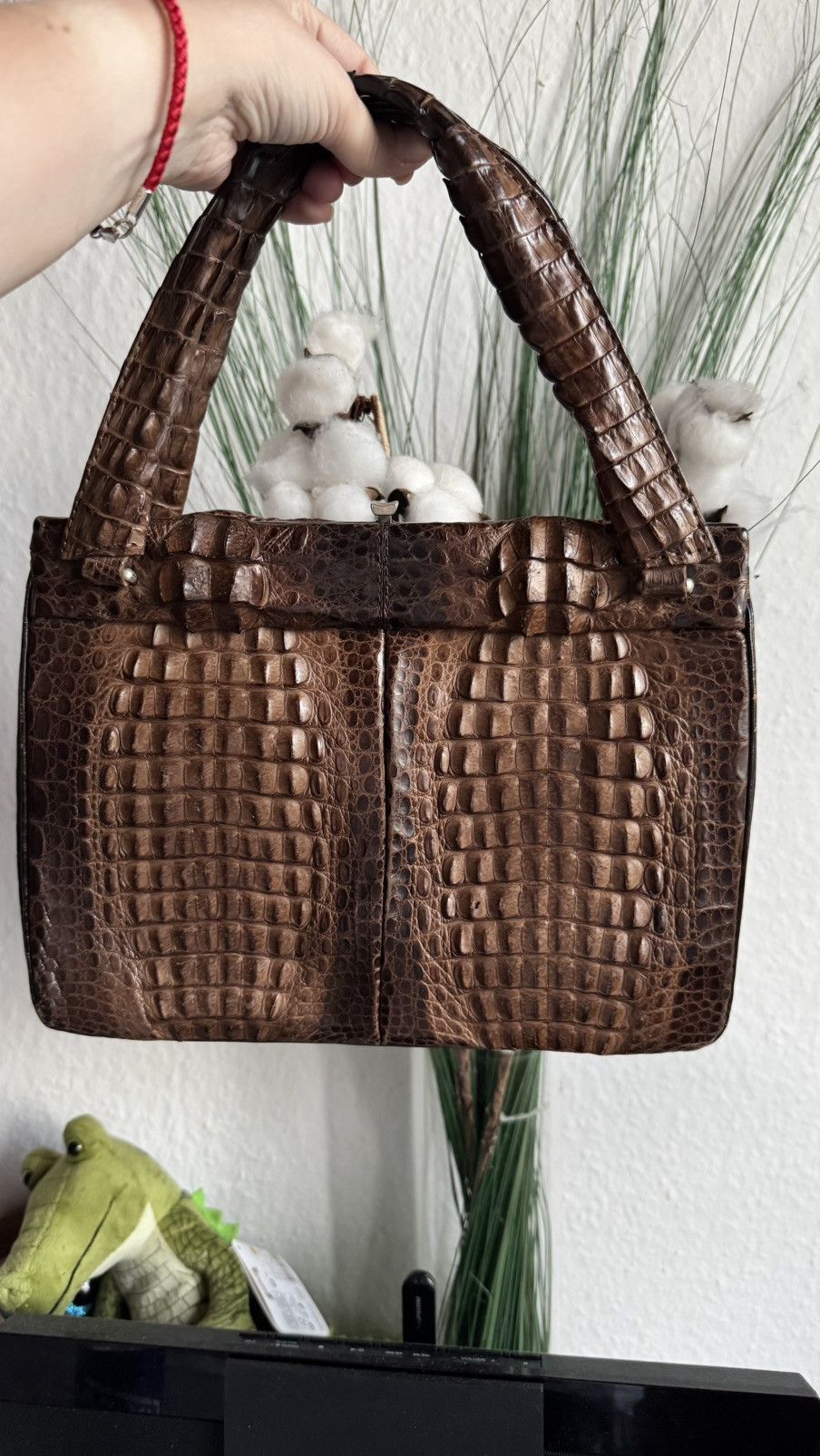 Vintage Vintage Genuine Crocodile Leather Size ONE SIZE - 1 Thumbnail