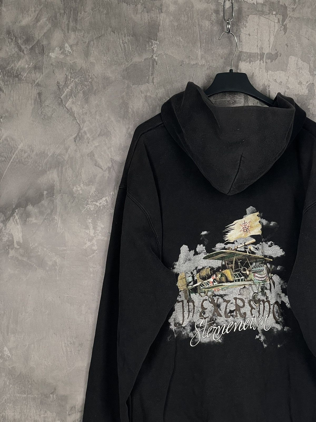 Band Tees × Vintage Vintage Hoodie In Extremo Rock Metal Grunge Punk Washed Size US L / EU 52-54 / 3 - 4 Thumbnail
