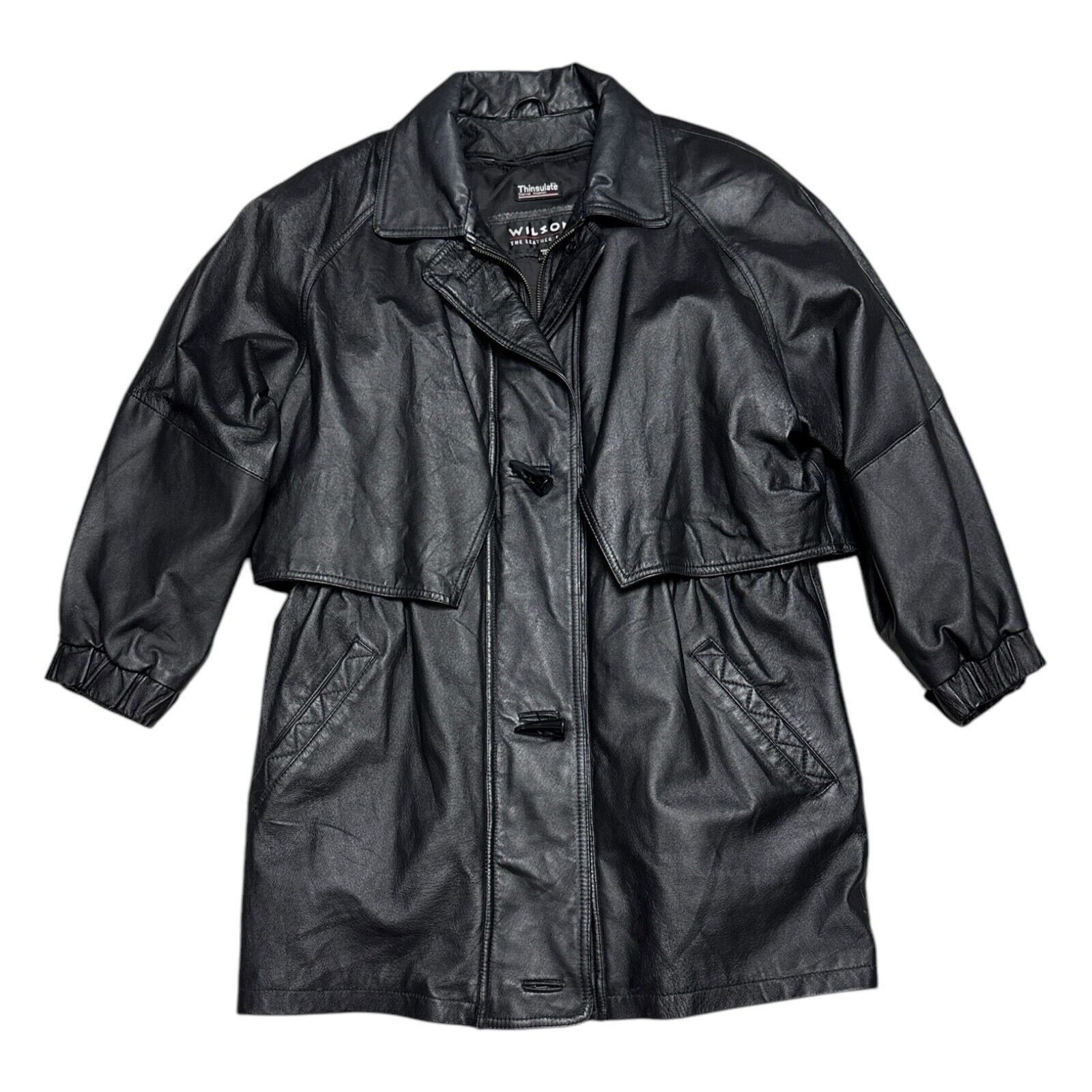 Wilsons Leather WILSONS LEATHER Luxury Designer Retro Coat Jacket Large Size L / US 10 / IT 46 - 1 Thumbnail