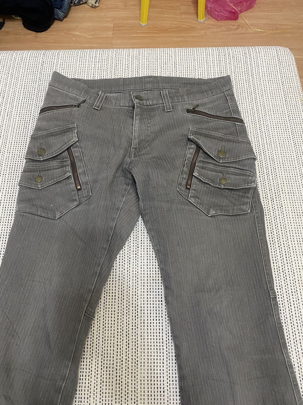 Tornado Mart VERY RARE Japanese Tornado mart flared milti pocket pants Size US 33 - 3 Thumbnail