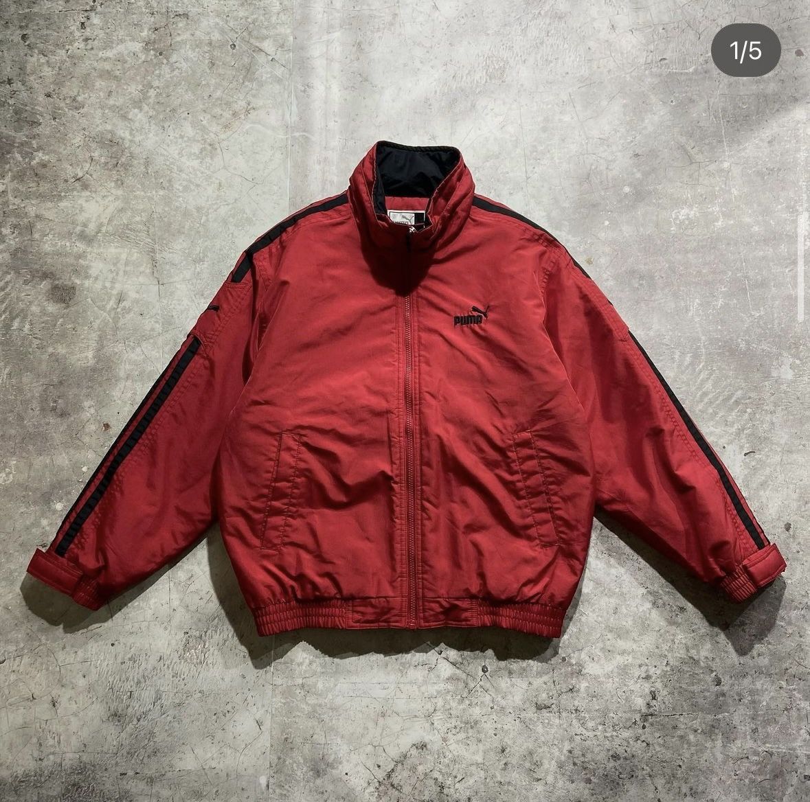 Puma Vintage Puma Windbreaker Jacket Size US S / EU 44-46 / 1 - 1 Thumbnail